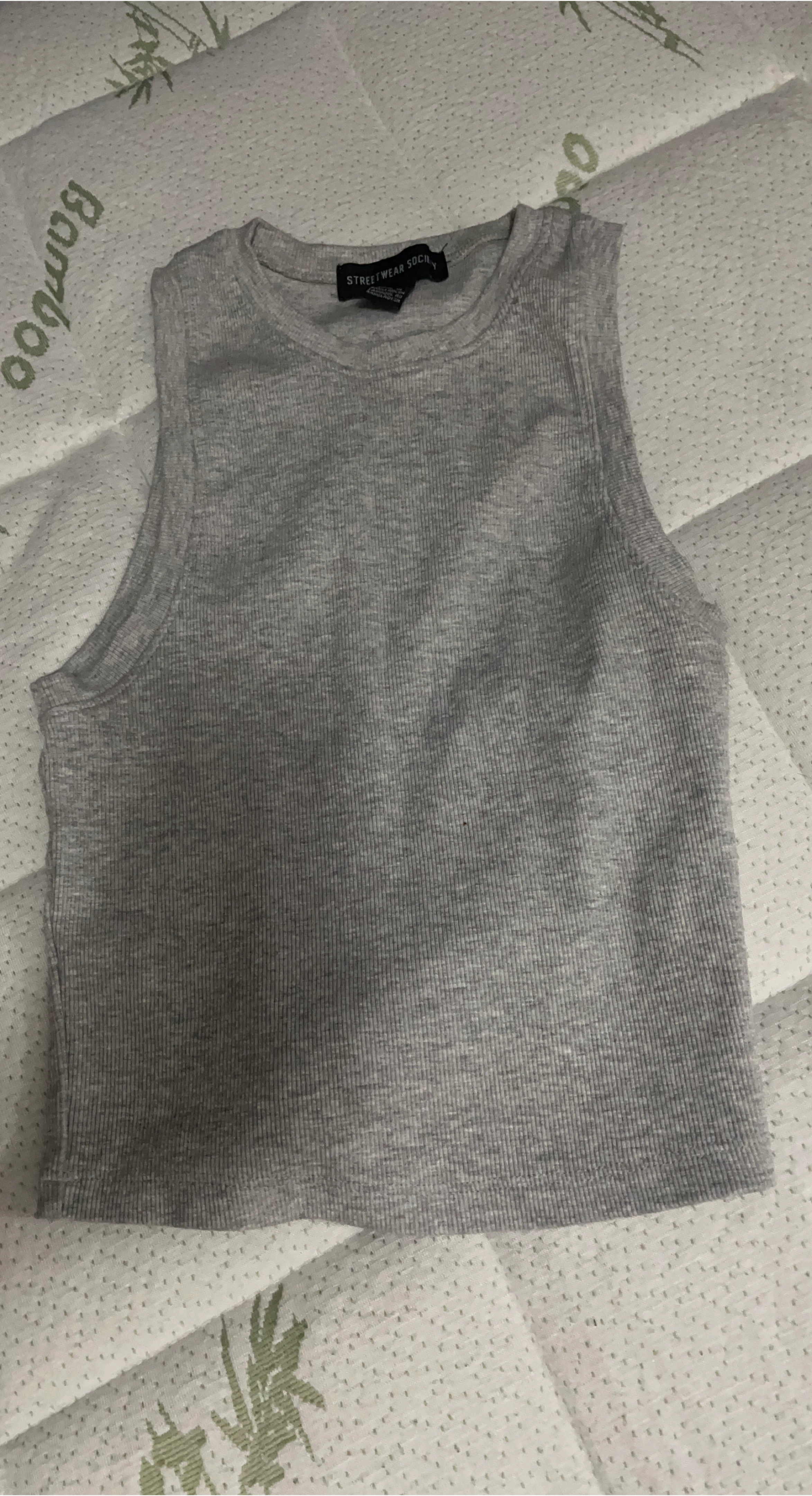 Streetwear Society Grey Tank Top