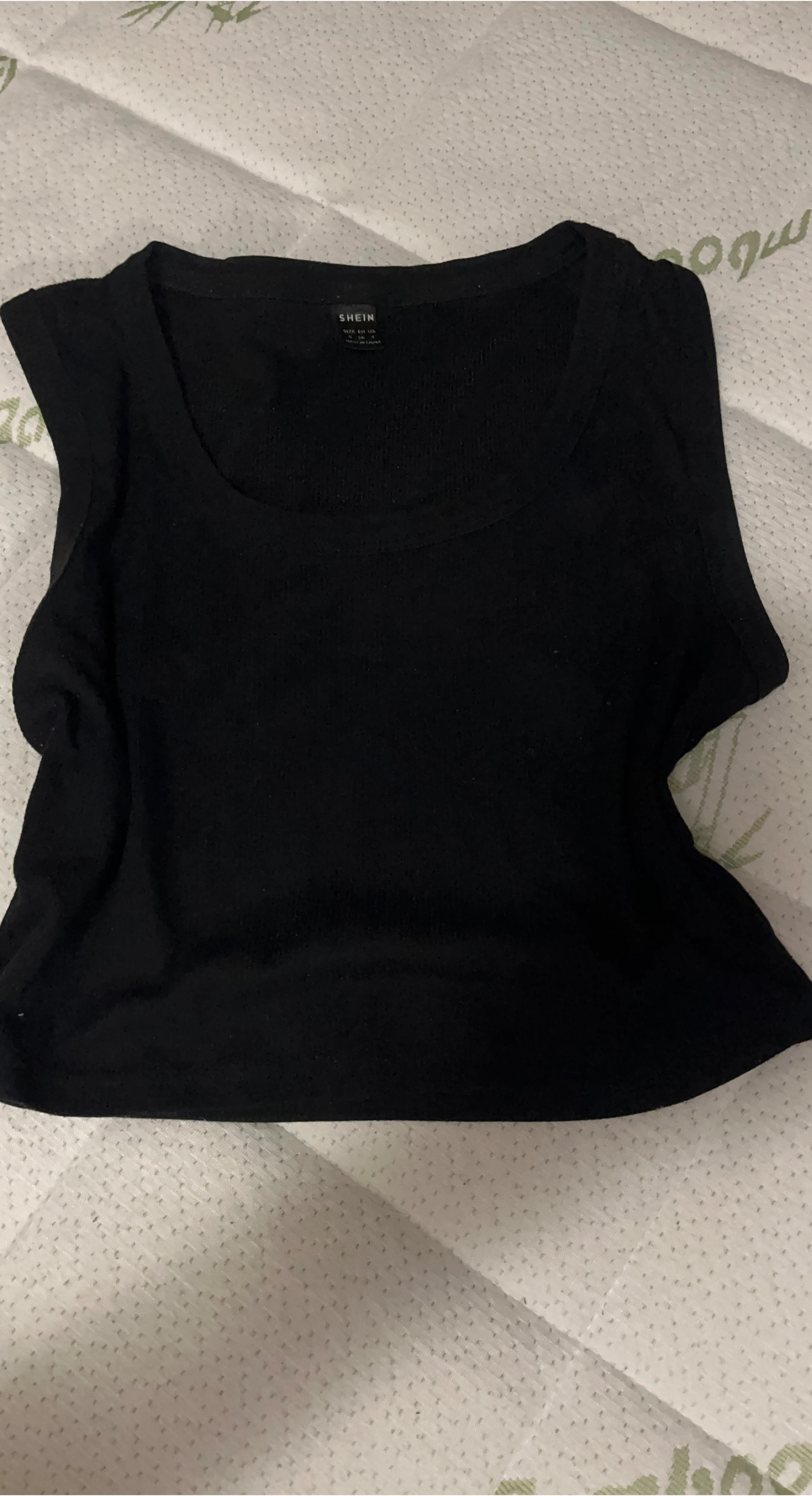 Shein Black Tank Top - Size S