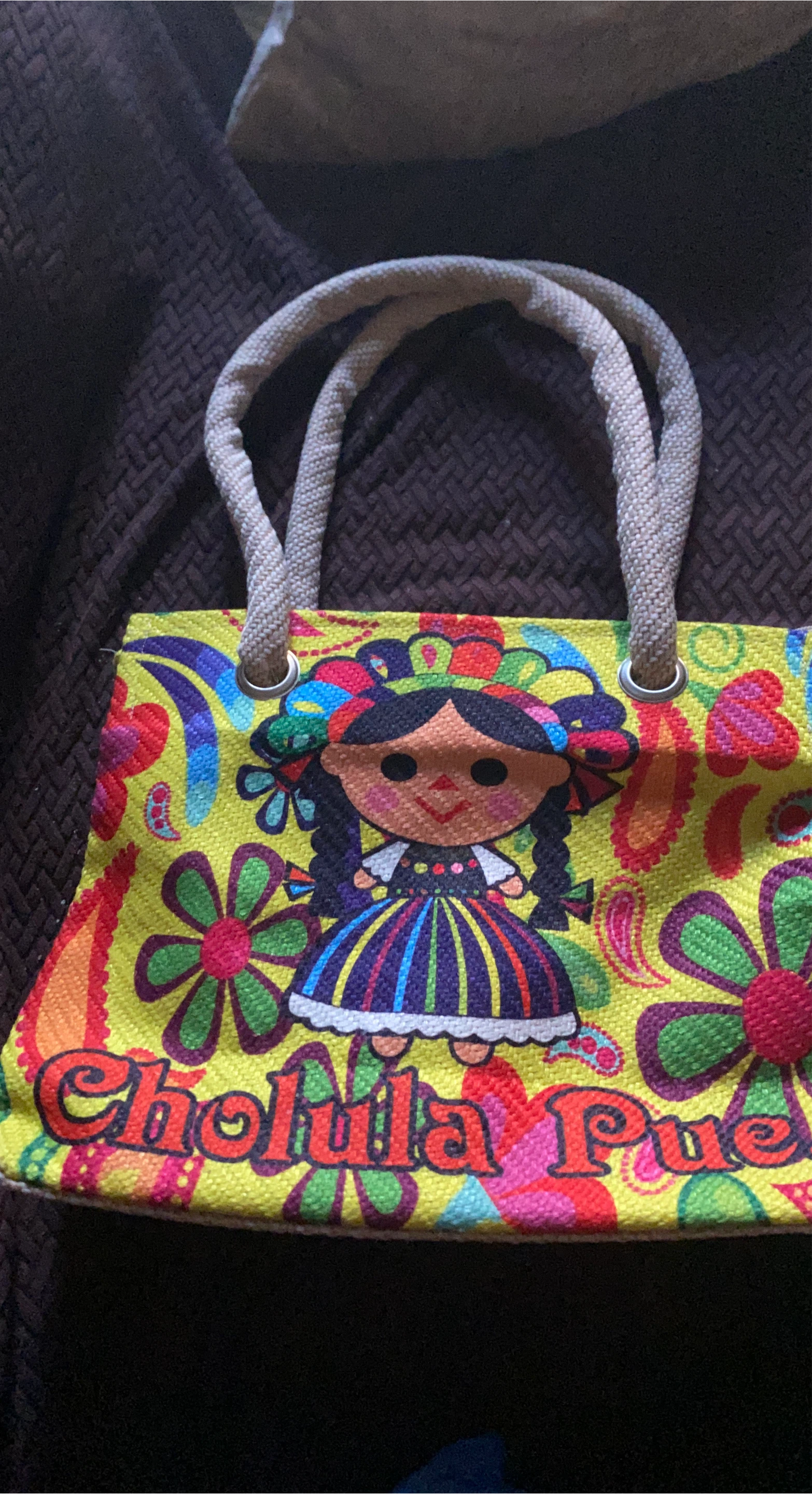 Cholula Pue. Colorful Tote Bag thumbnail