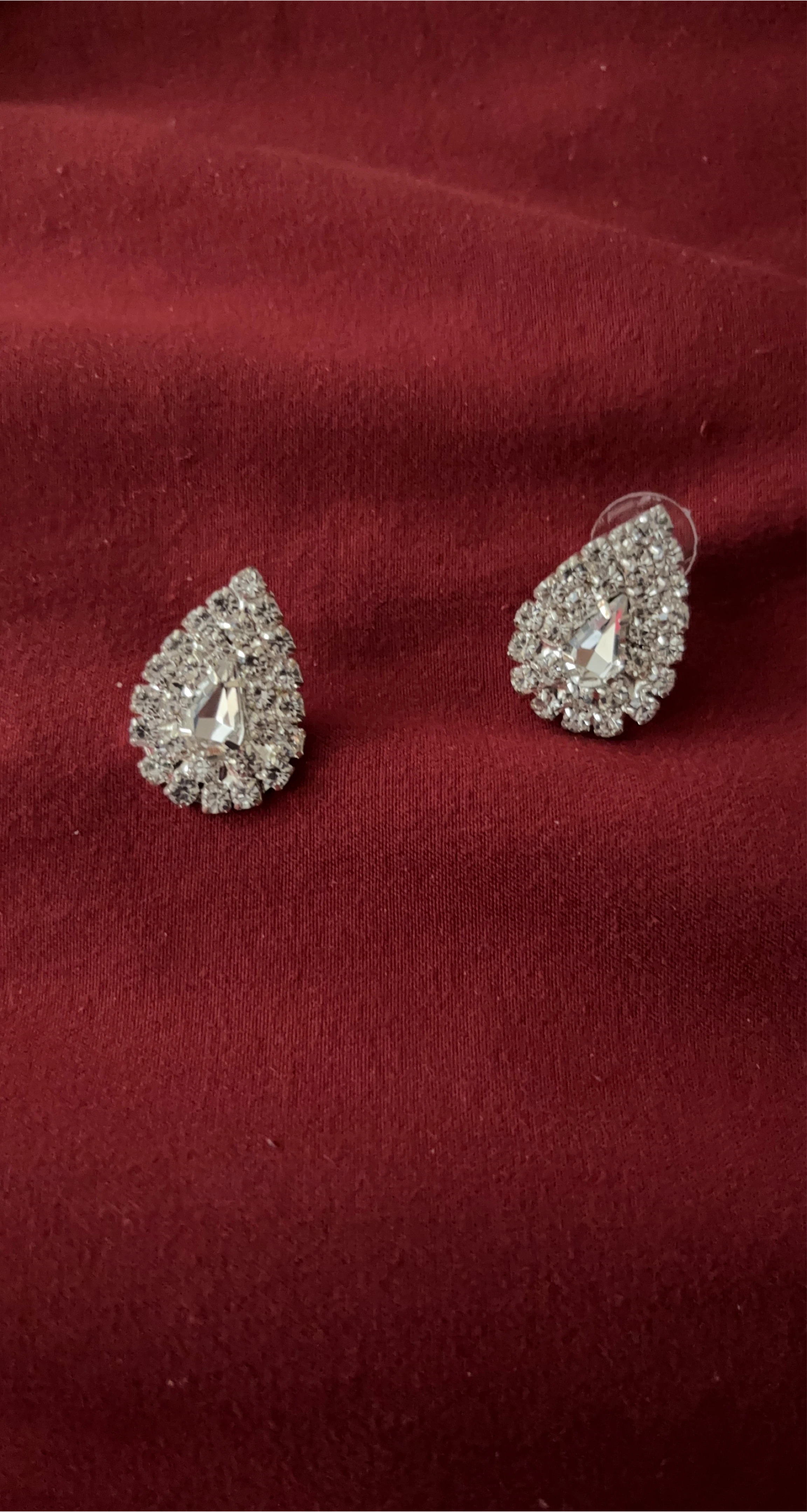 Sparkly Teardrop Earrings
