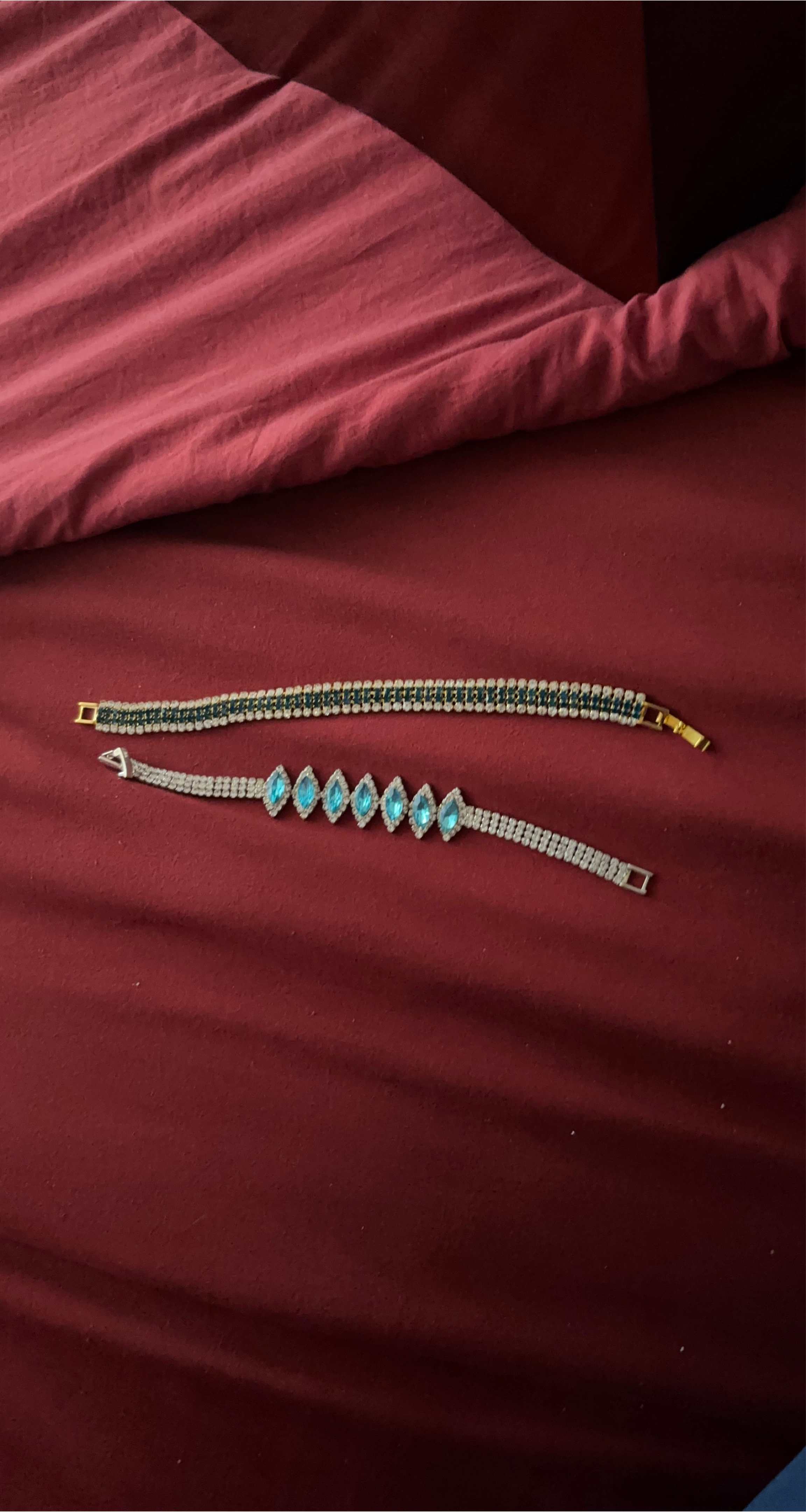 Two Rhinestone Bracelets