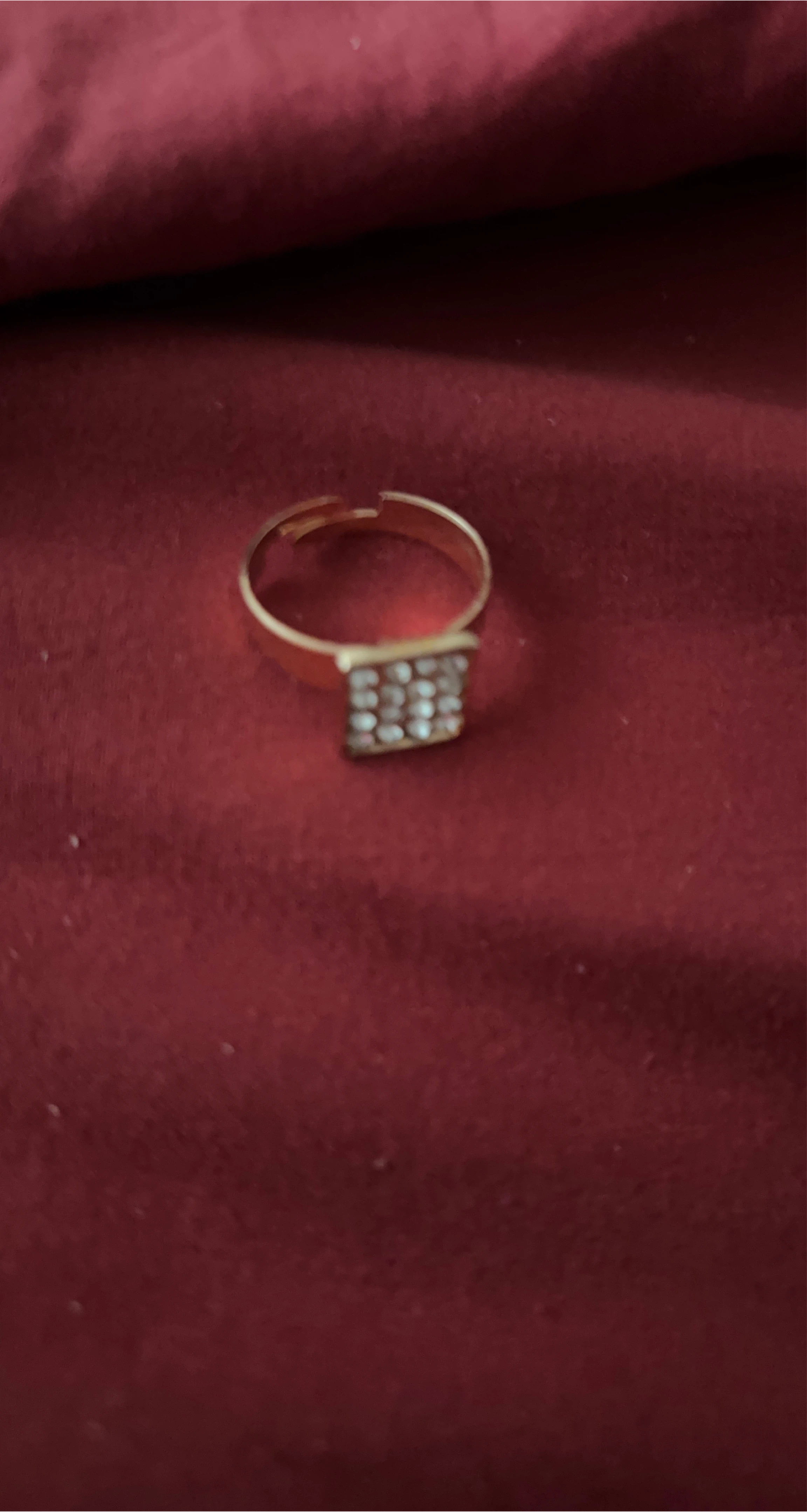 Gold Tone Adjustable Ring