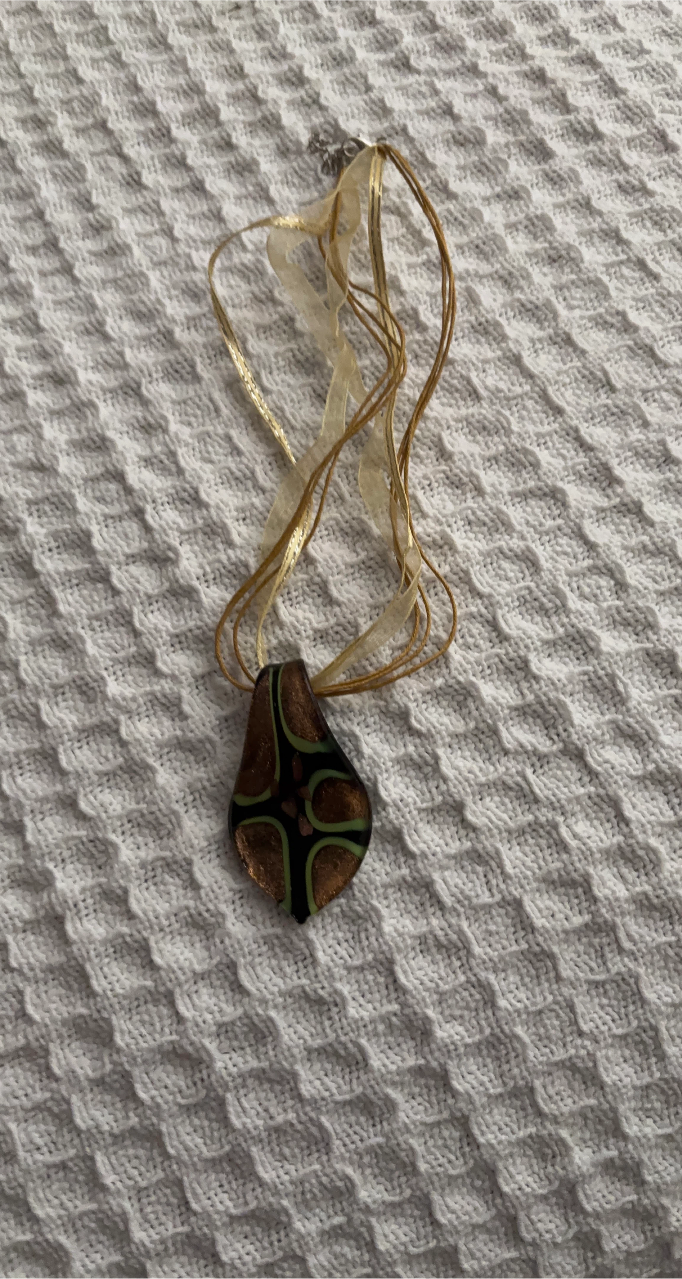 Handmade Glass Pendant Necklace thumbnail