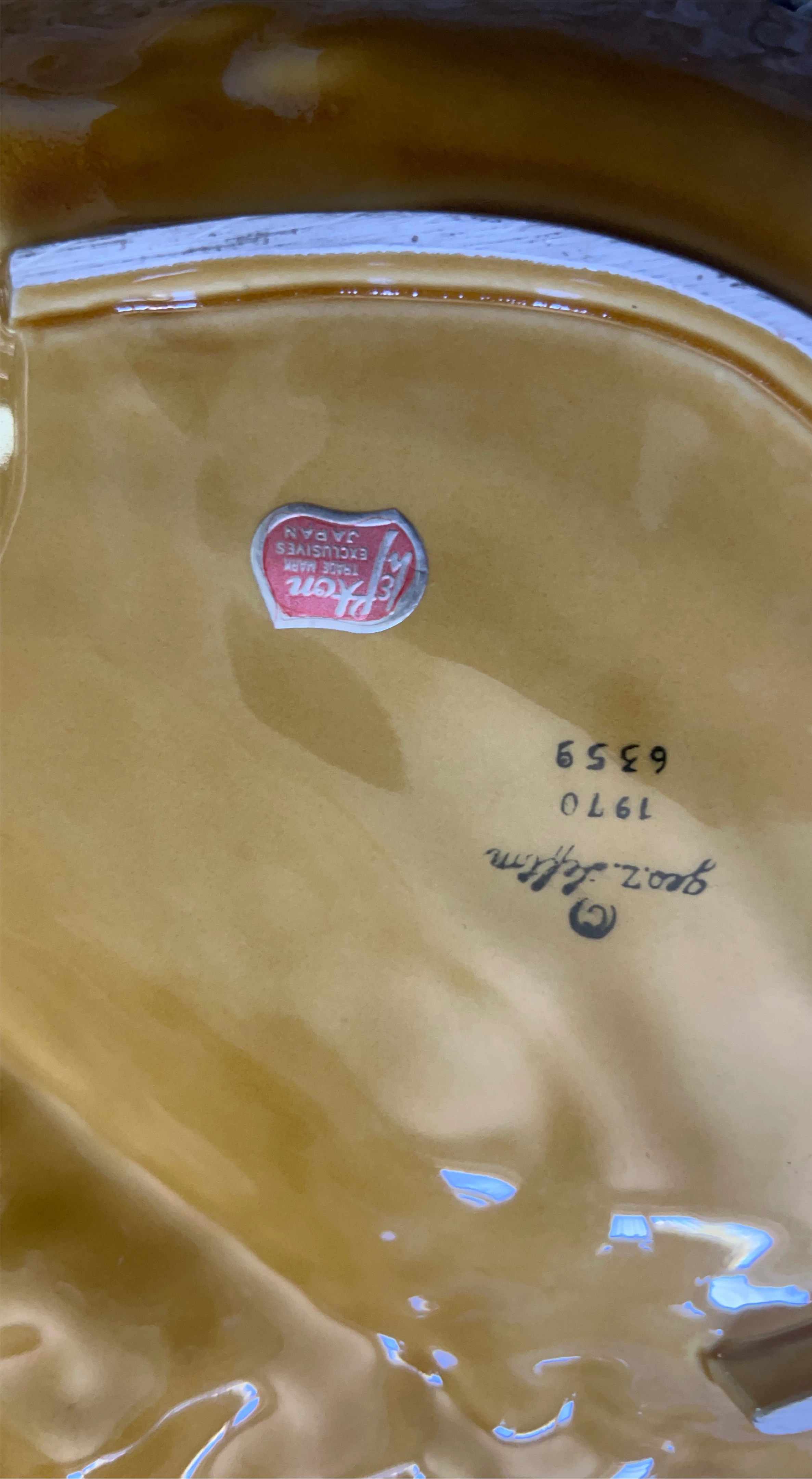 Vintage Geo. Z. Lefton Japan Mushroom Tray