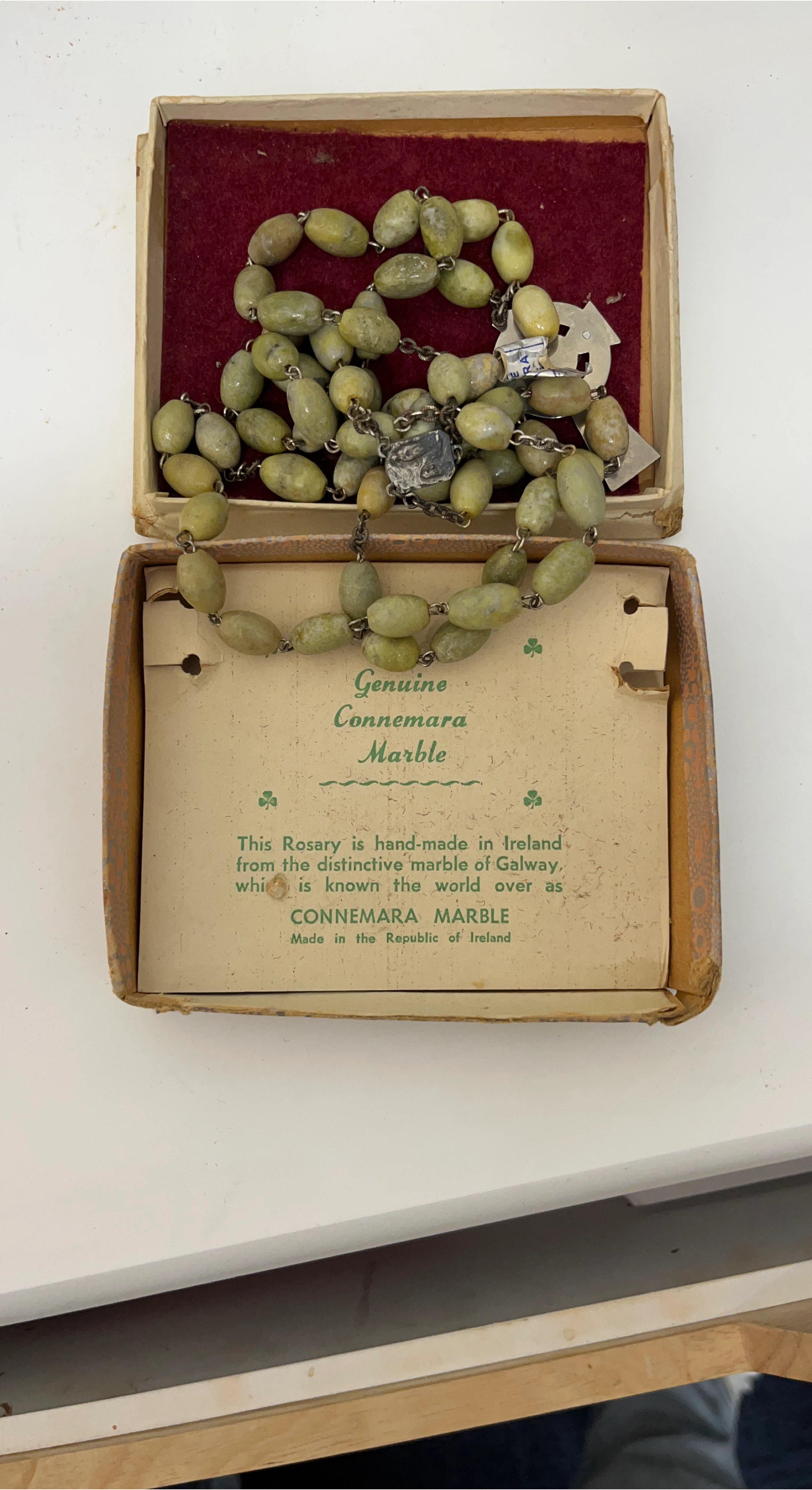 Connemara Marble Rosary in Box thumbnail