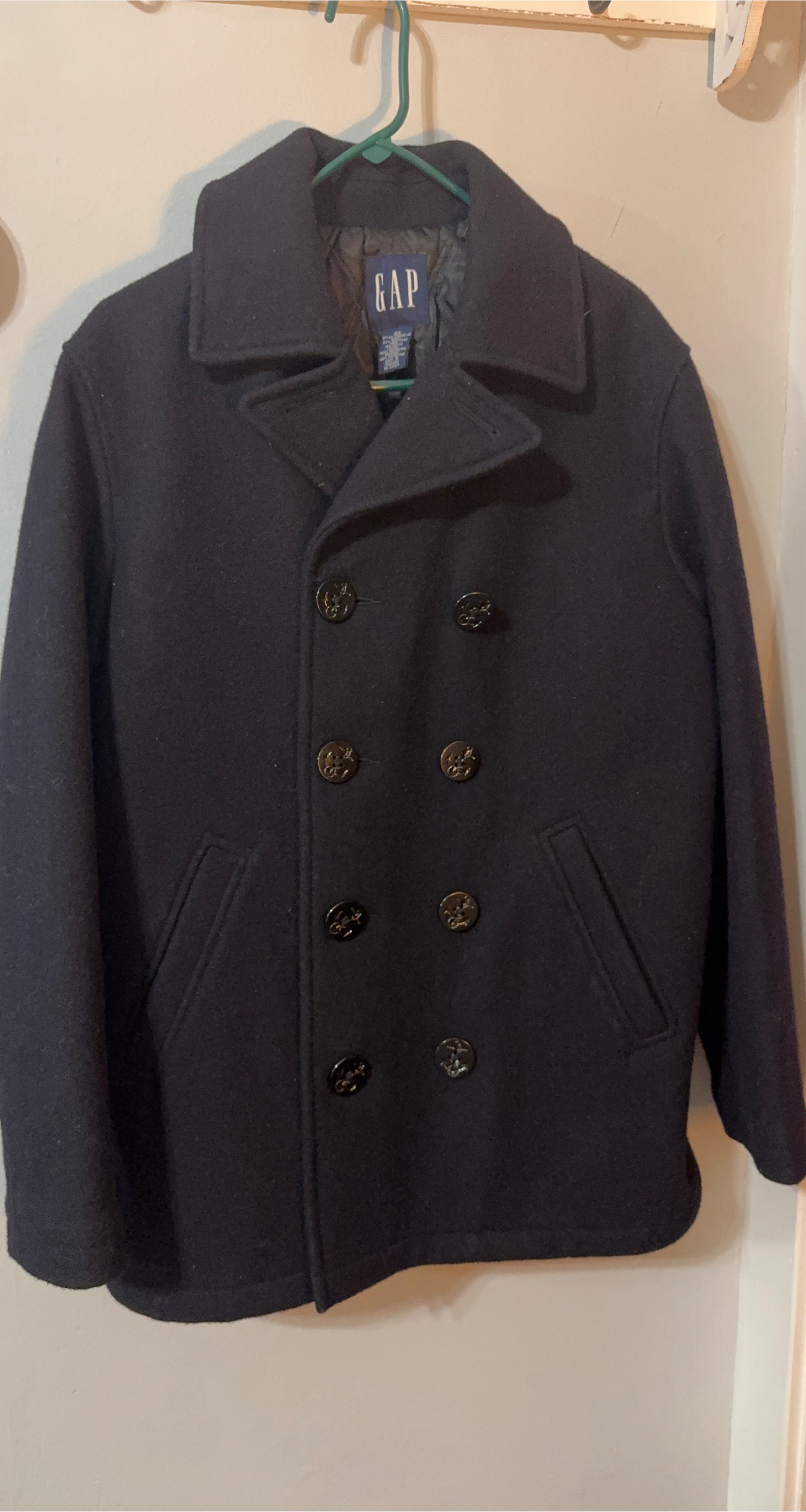 GAP Black Pea Coat