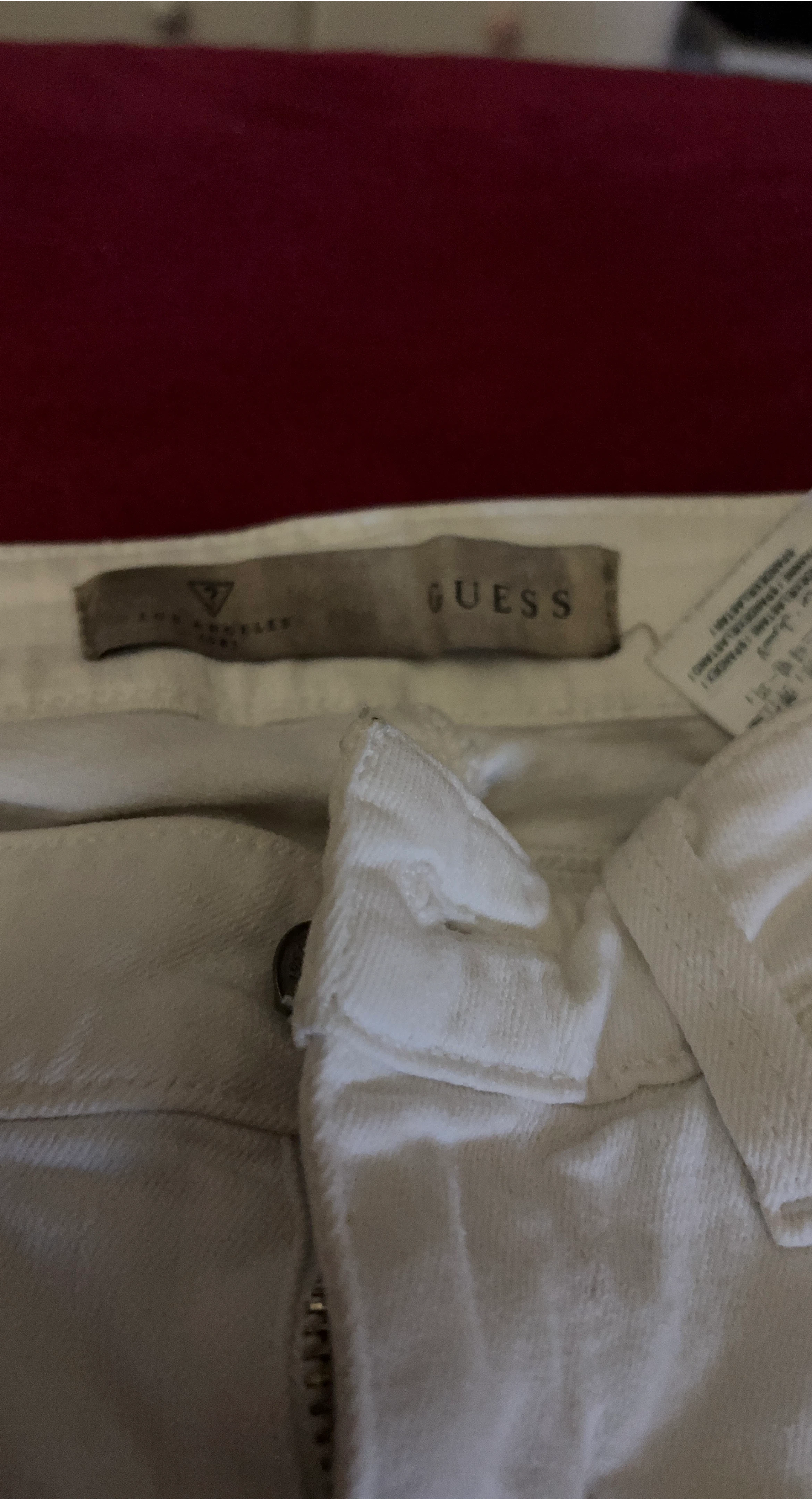 Guess White Denim Jeans