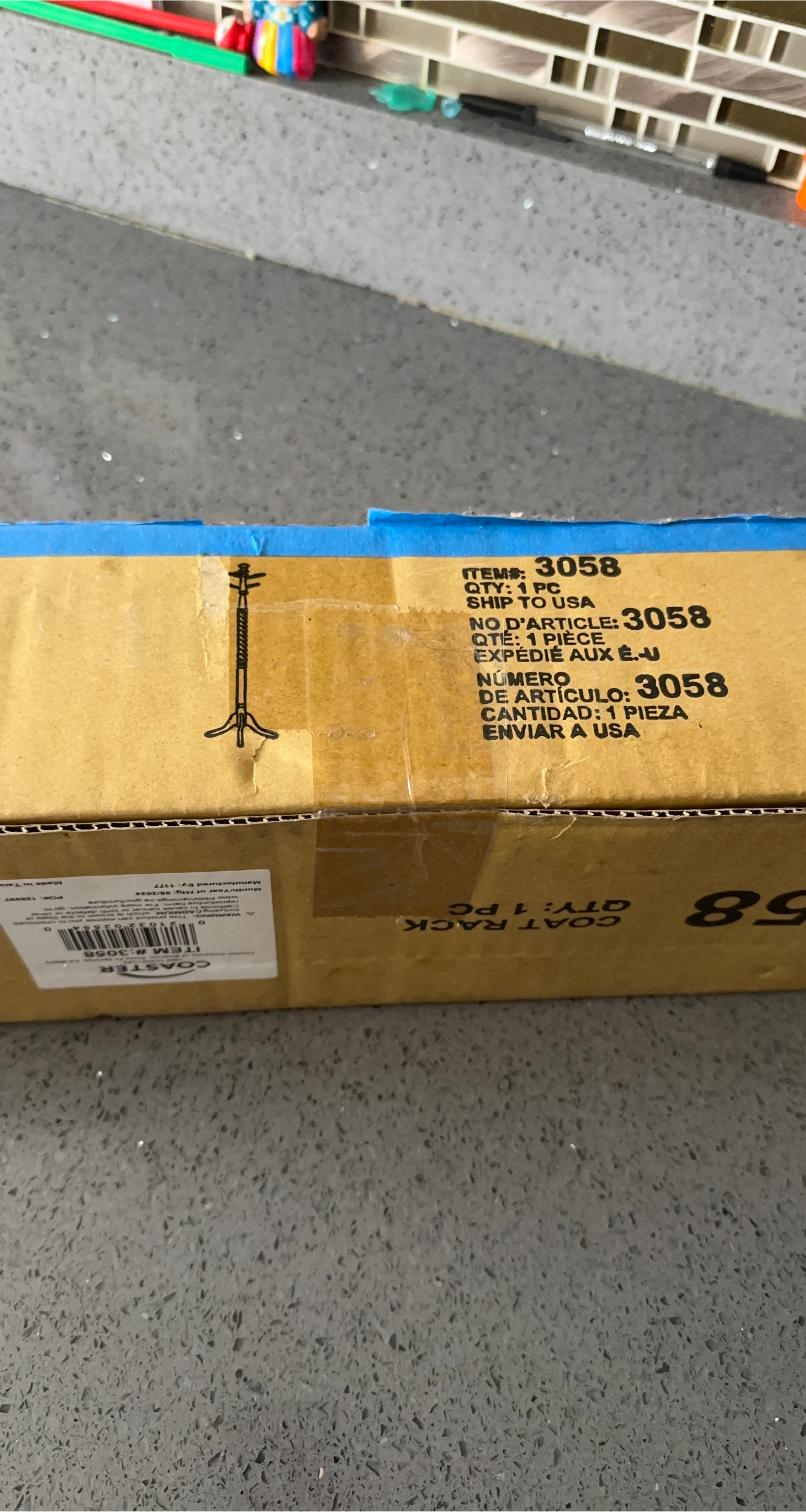 Coaster Coat Rack 3058 - New in Box! thumbnail