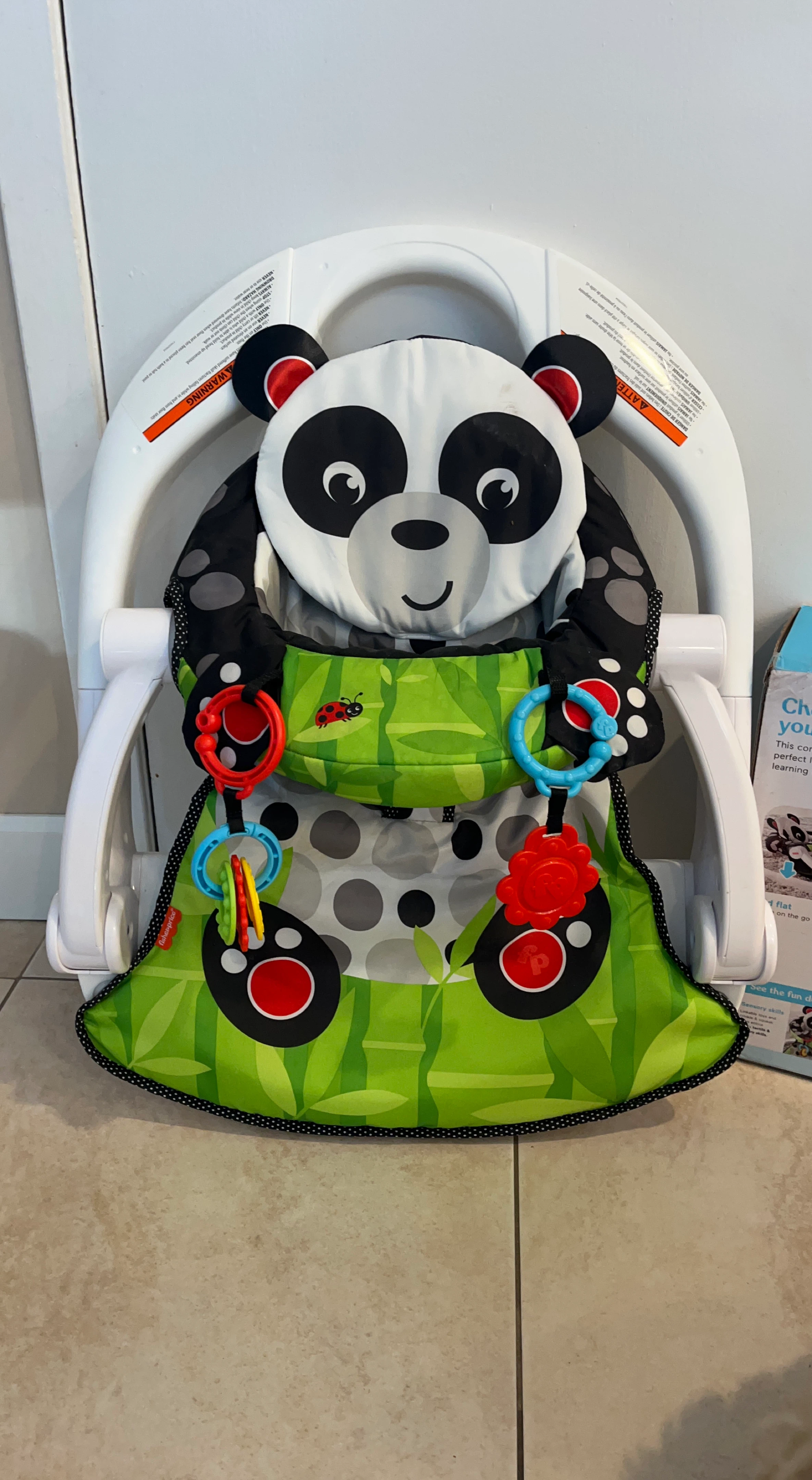 Fisher-Price Panda Comfort Curve Bouncer Seat