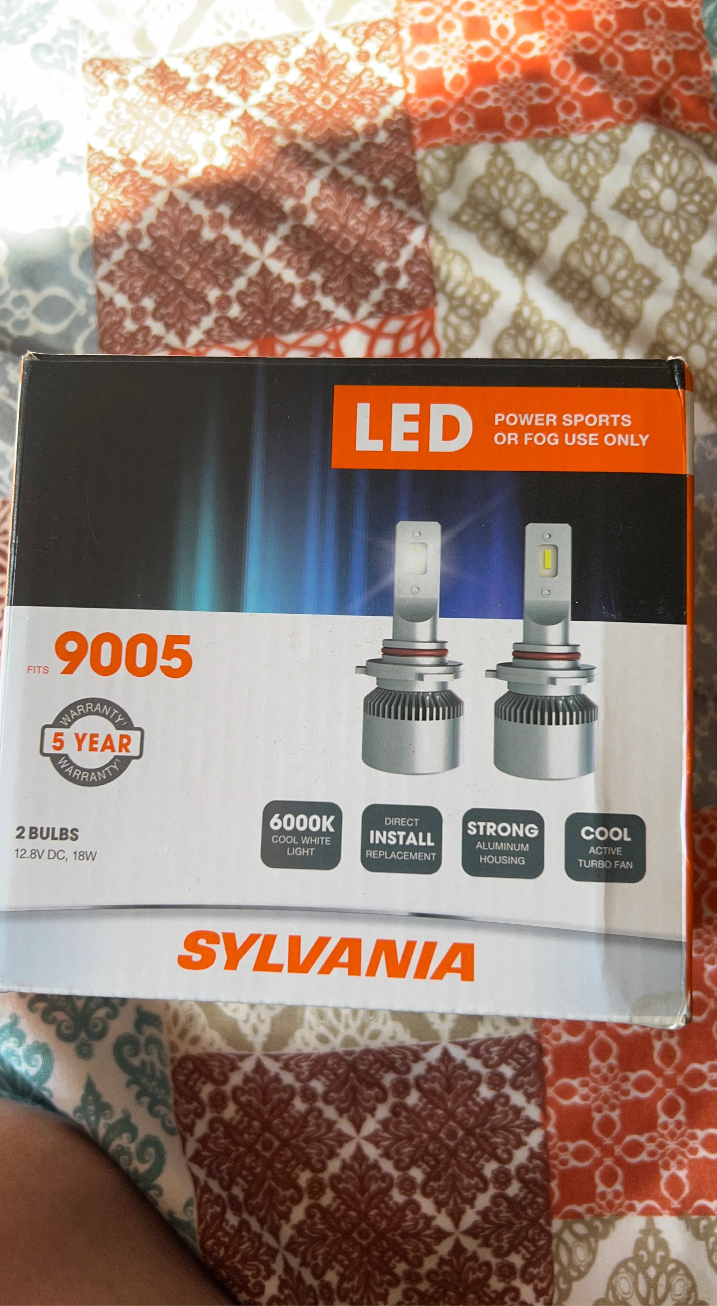 Sylvania 9005 LED Bulbs - New in Box