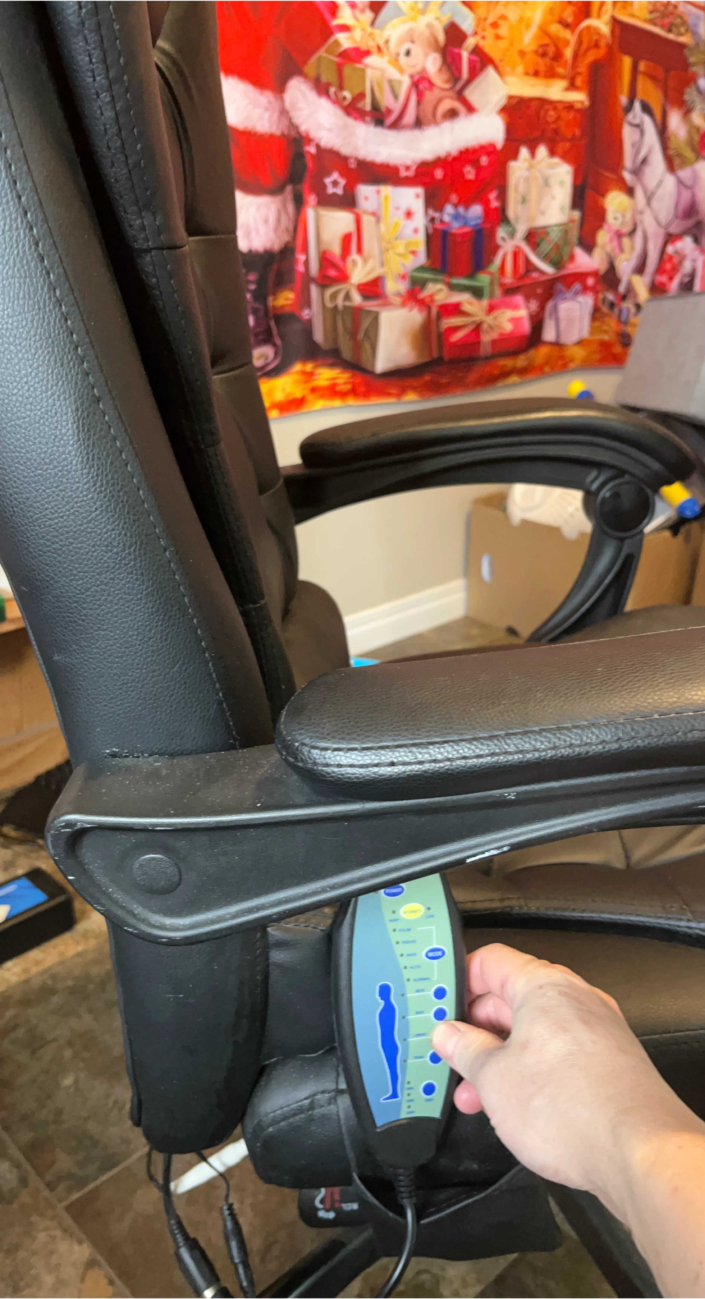 Black Massage Office Chair