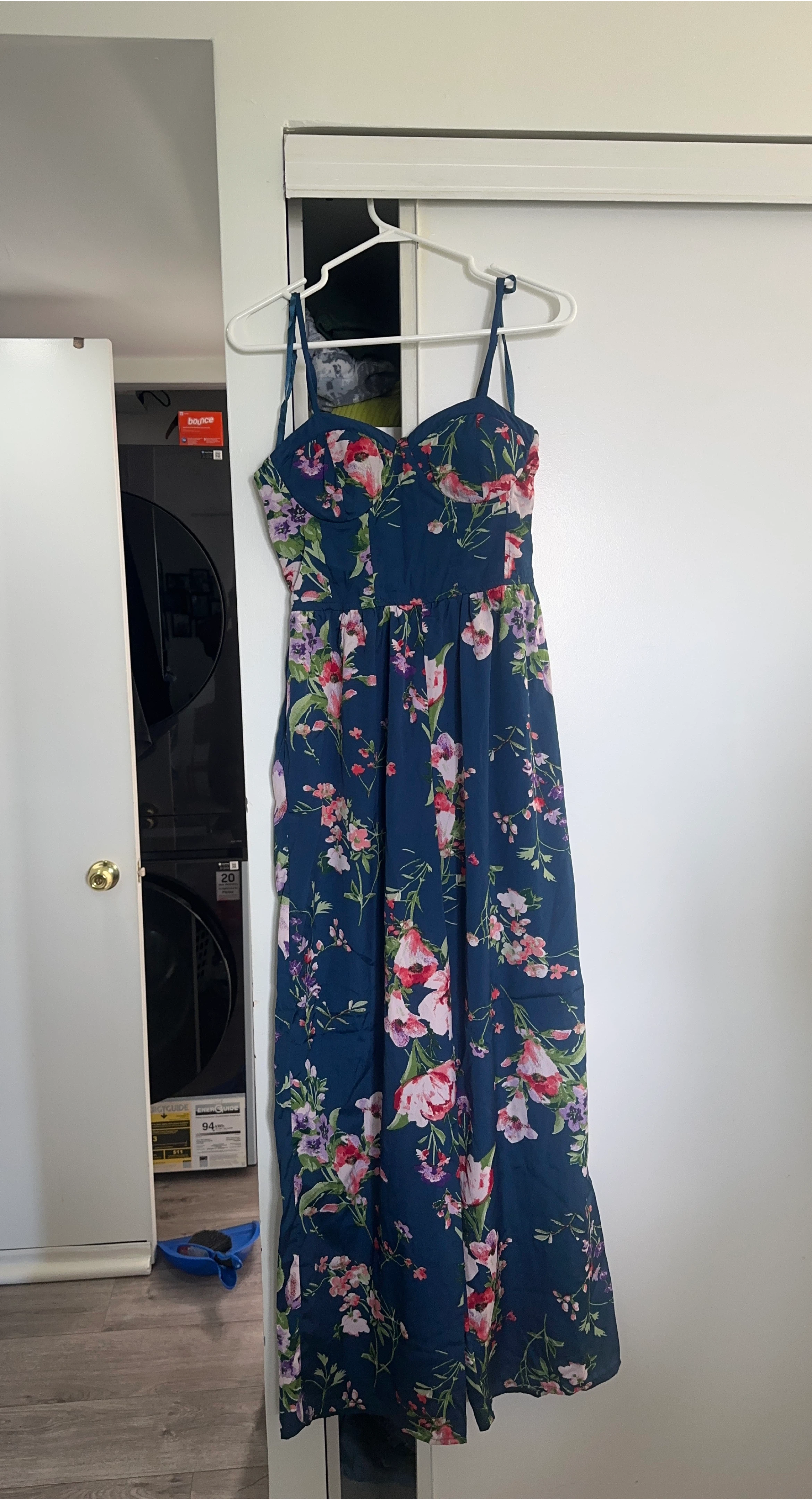 Floral Print Maxi Dress thumbnail
