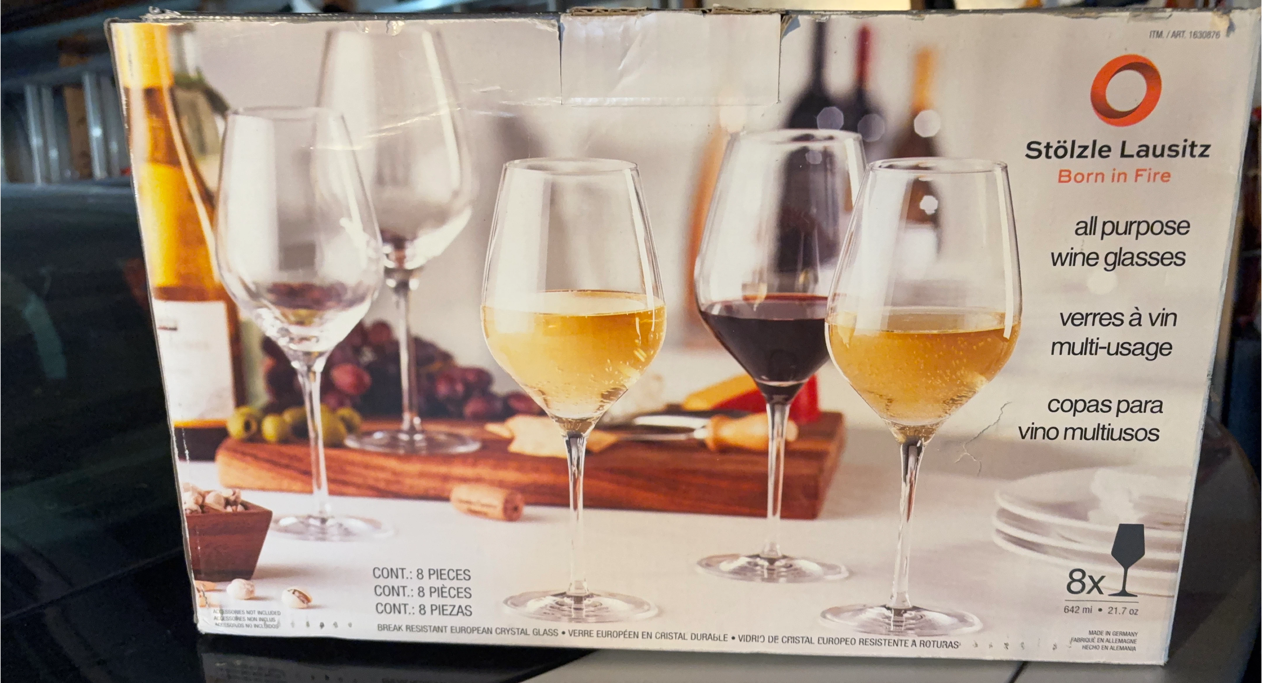 Stölzle Lausitz Born in Fire Wine Glasses (8 Piece) thumbnail