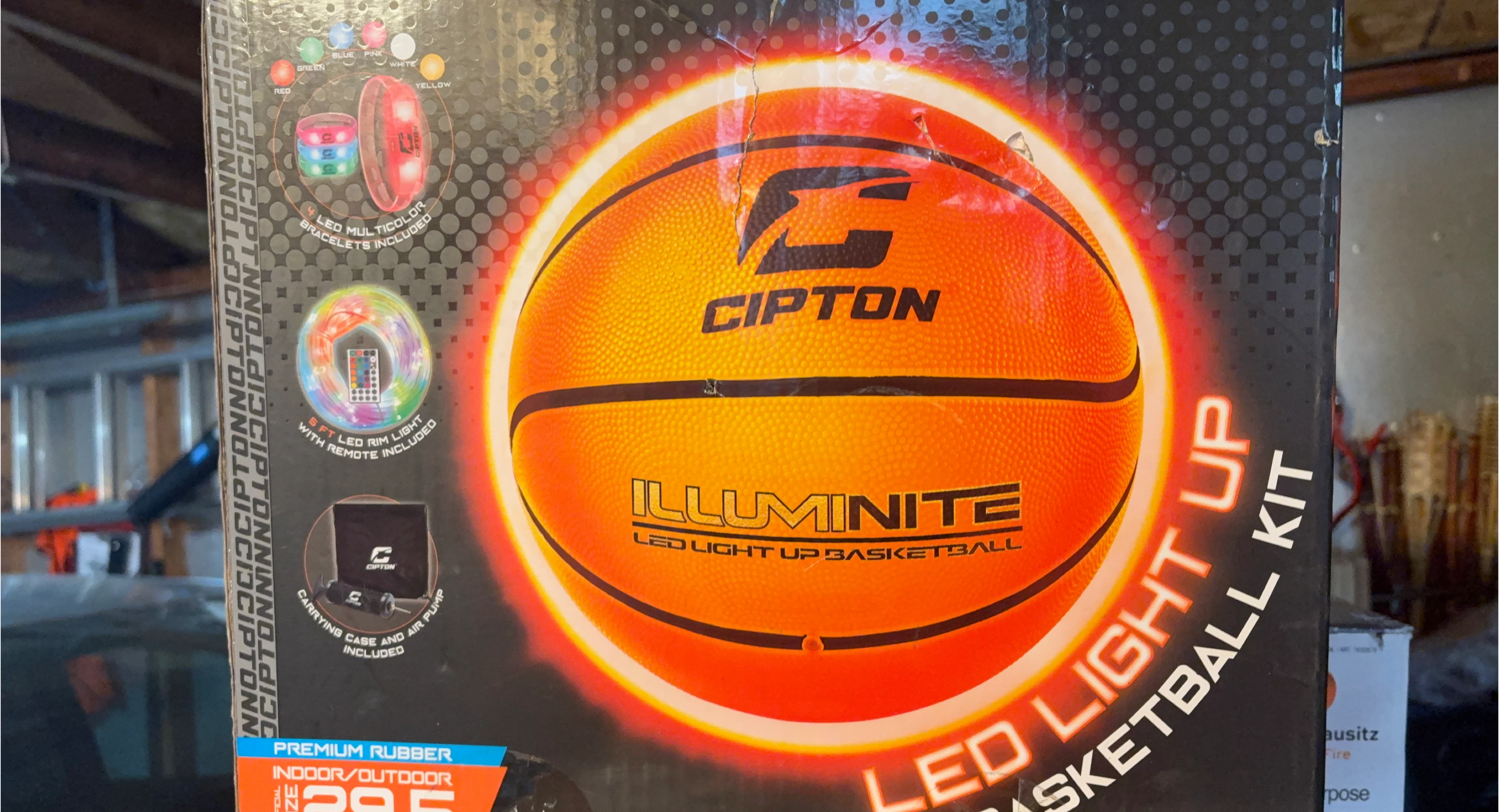 Cipton LED Light Up Basketball Kit - New thumbnail