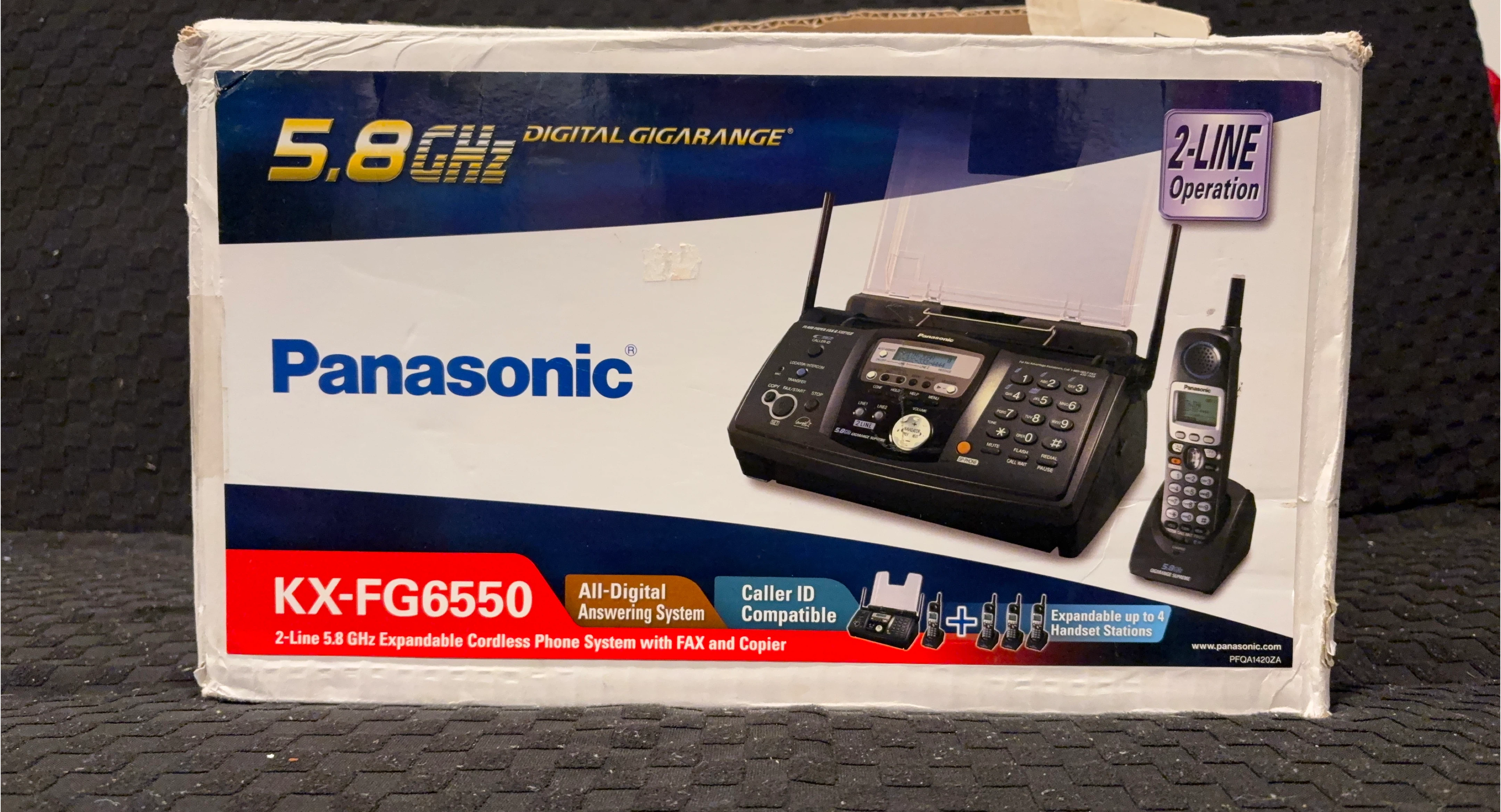 Panasonic KX-FG6550 Cordless Phone with Fax & Copier