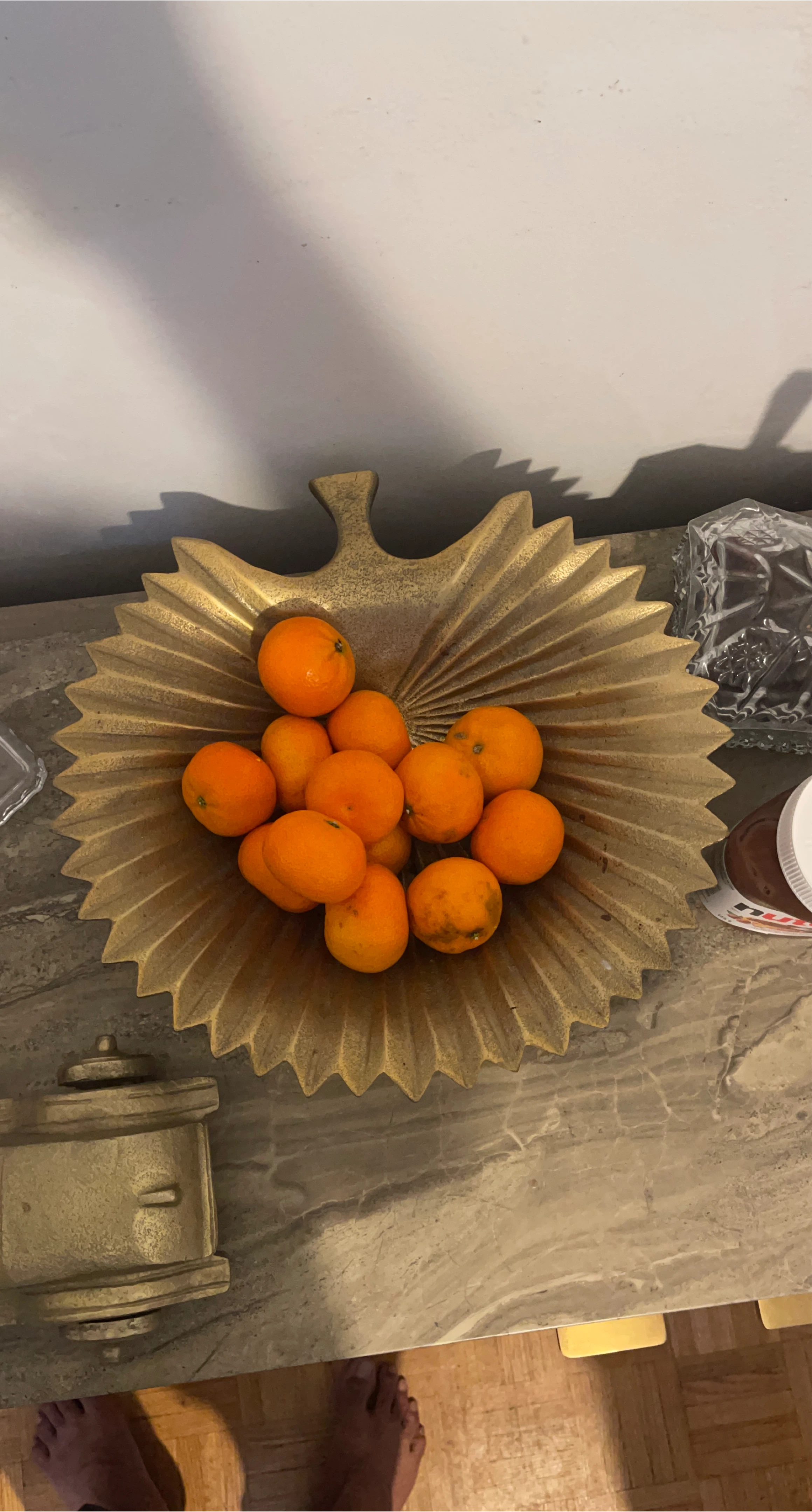 Decorate leaf bowl