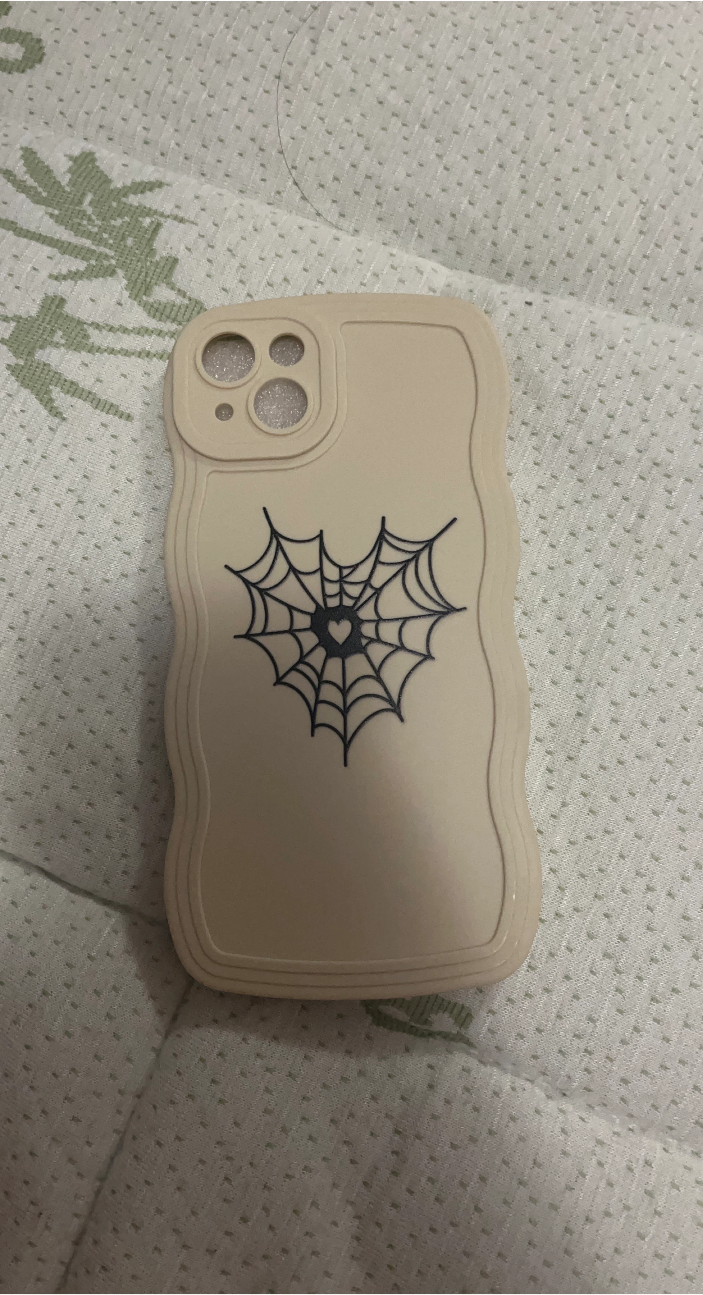 iPhone 14 Plus Case with Spiderweb Design