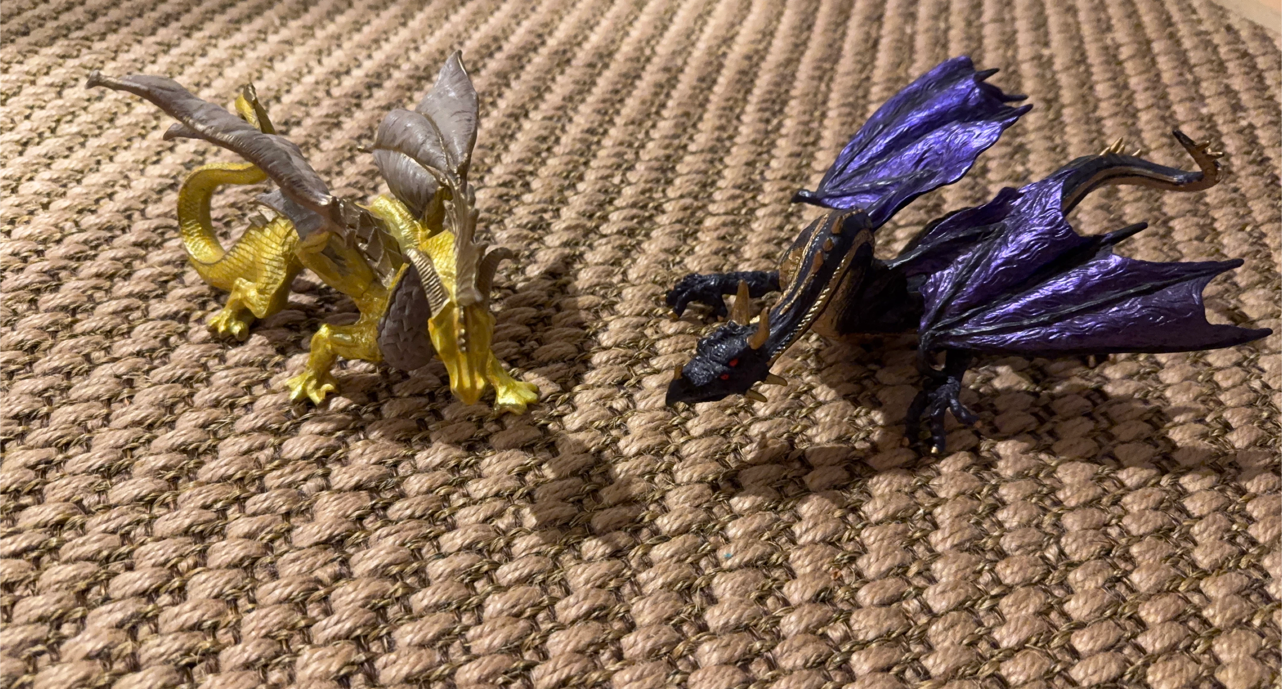 Two Dragon Figurines - good quality thumbnail