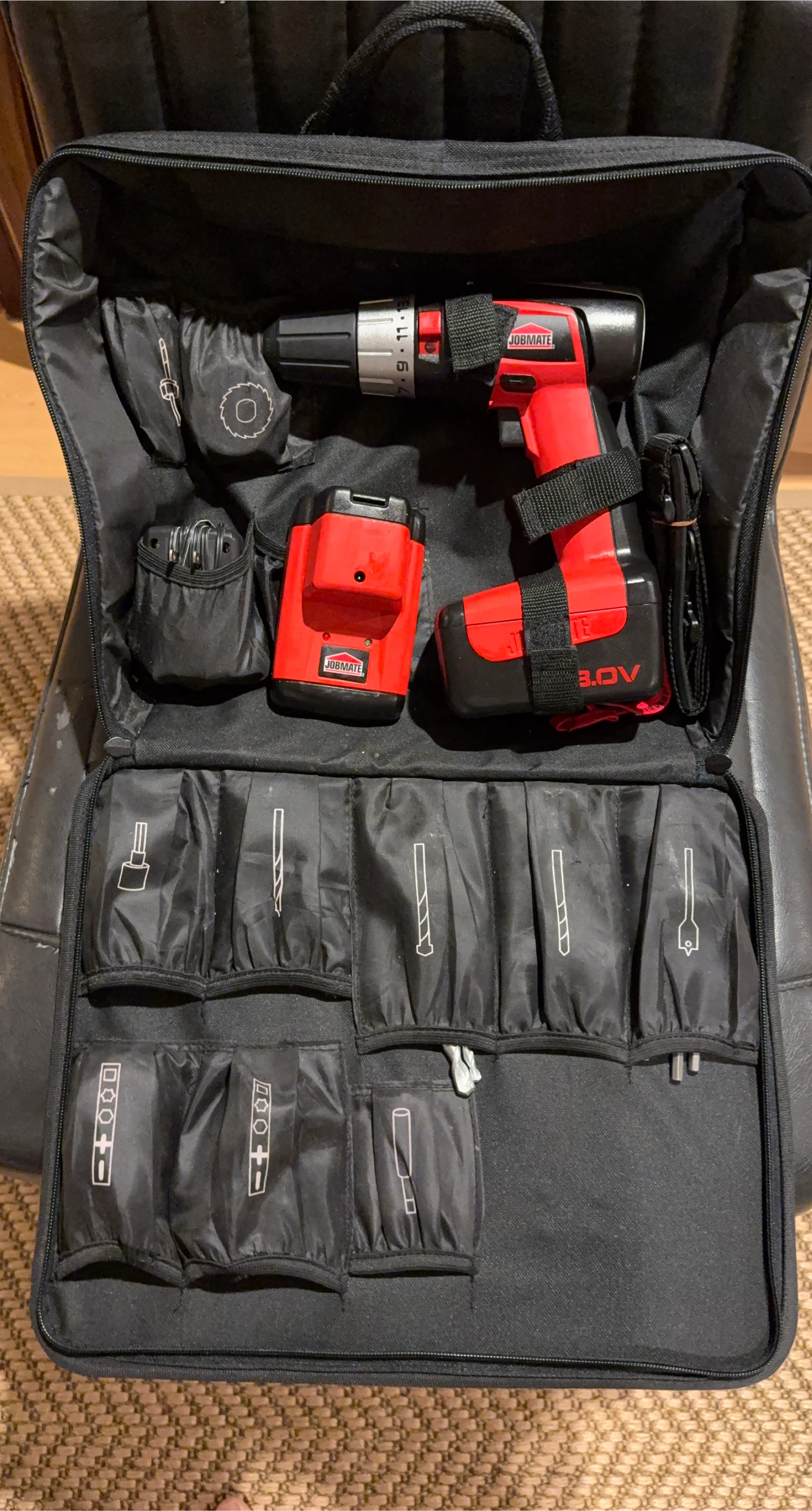 Jobmate Drill and Accessories with carry bag thumbnail