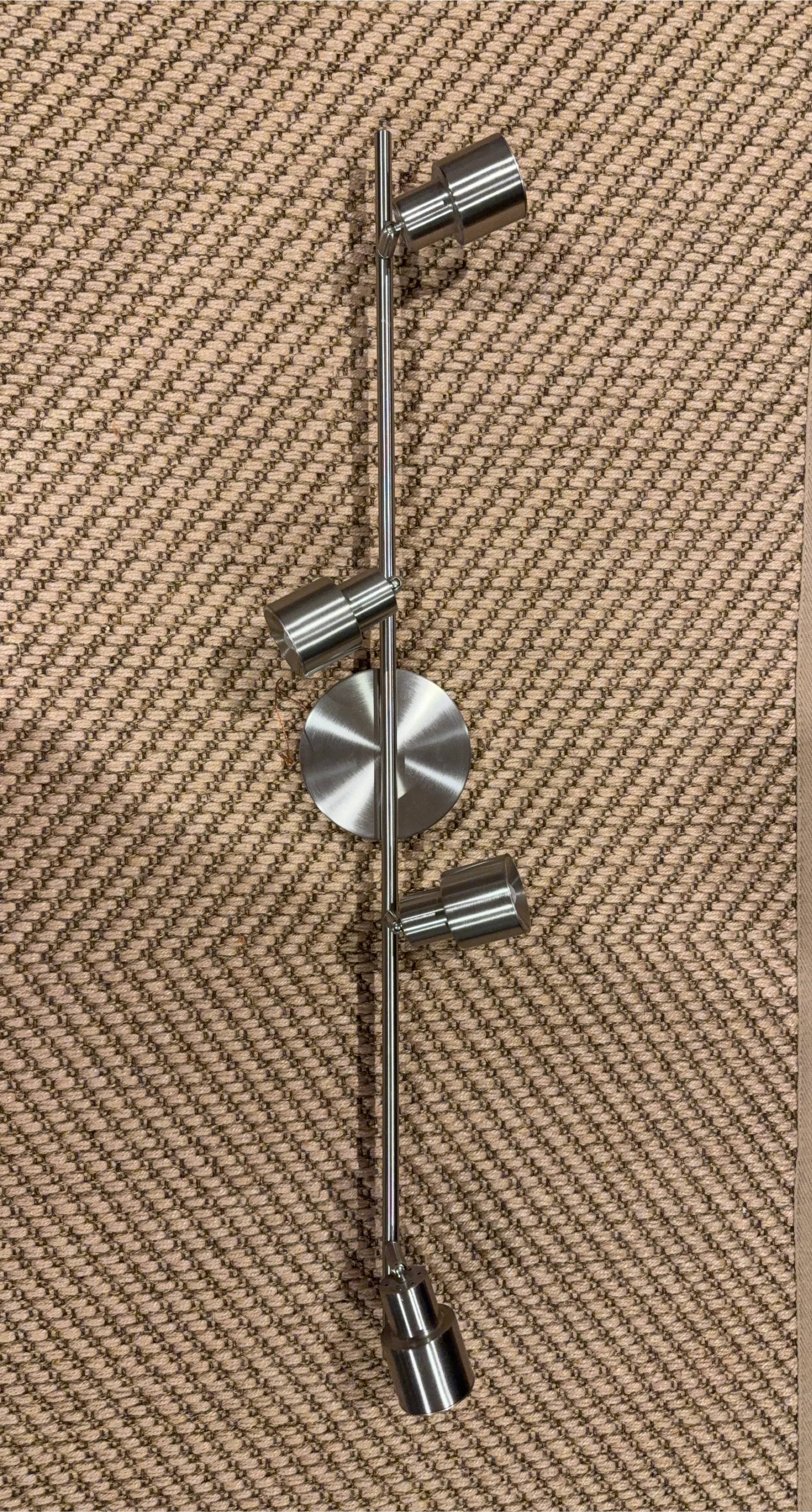 Silver Track Lighting Fixture Spotlights LED thumbnail