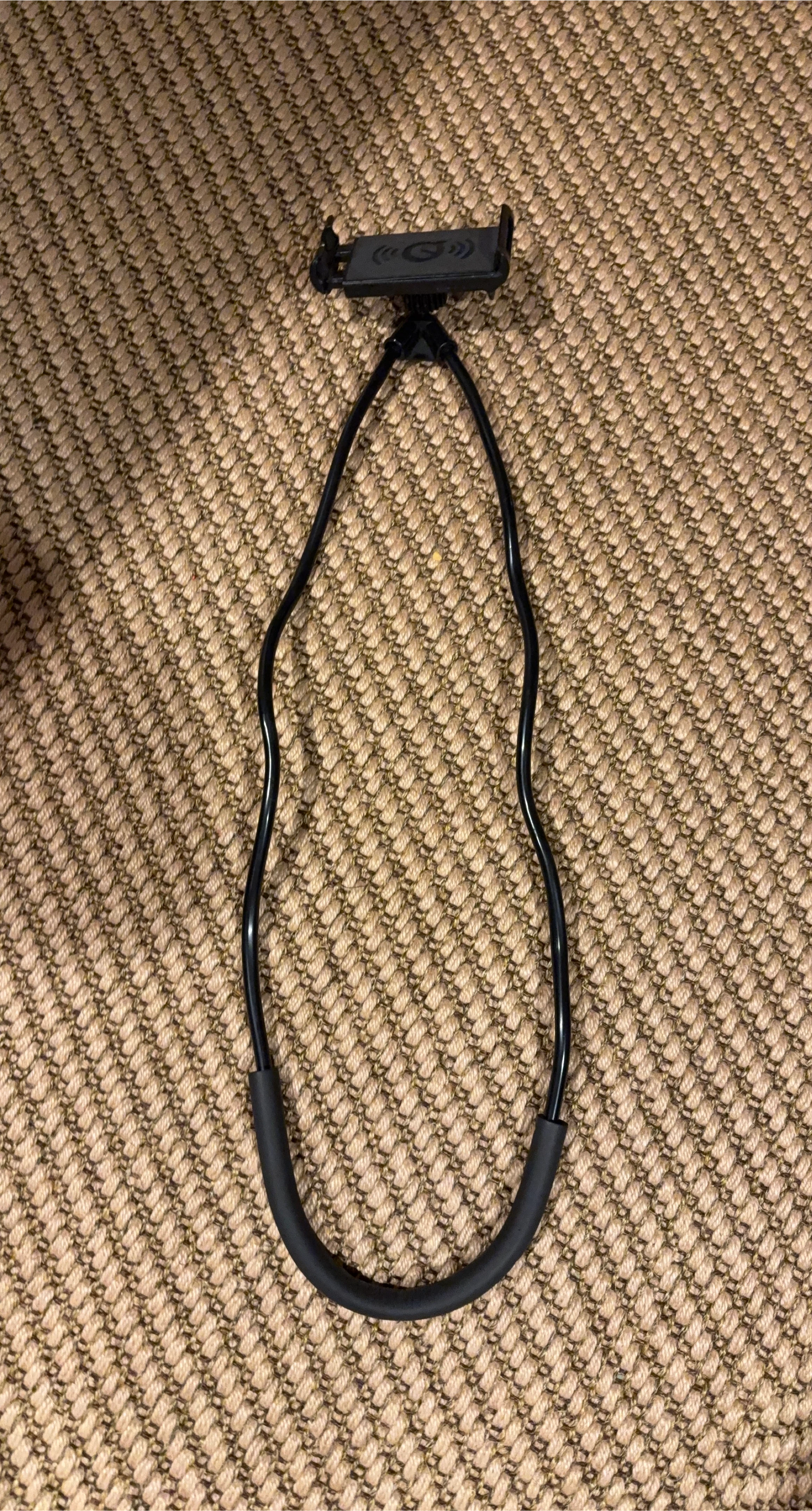 Neck Phone Holder - Black thumbnail