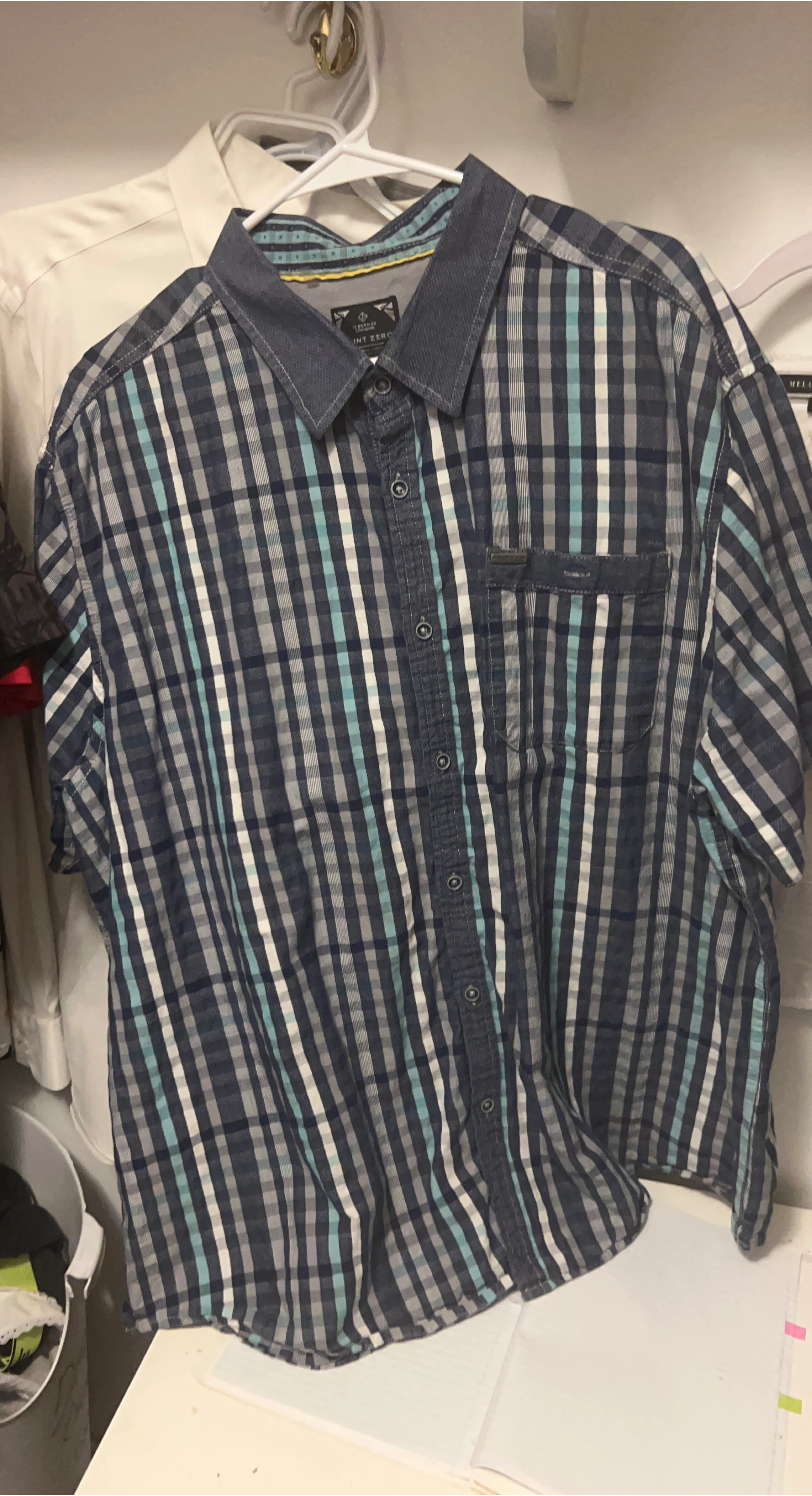 Point Zero Plaid Button-Down Shirt thumbnail