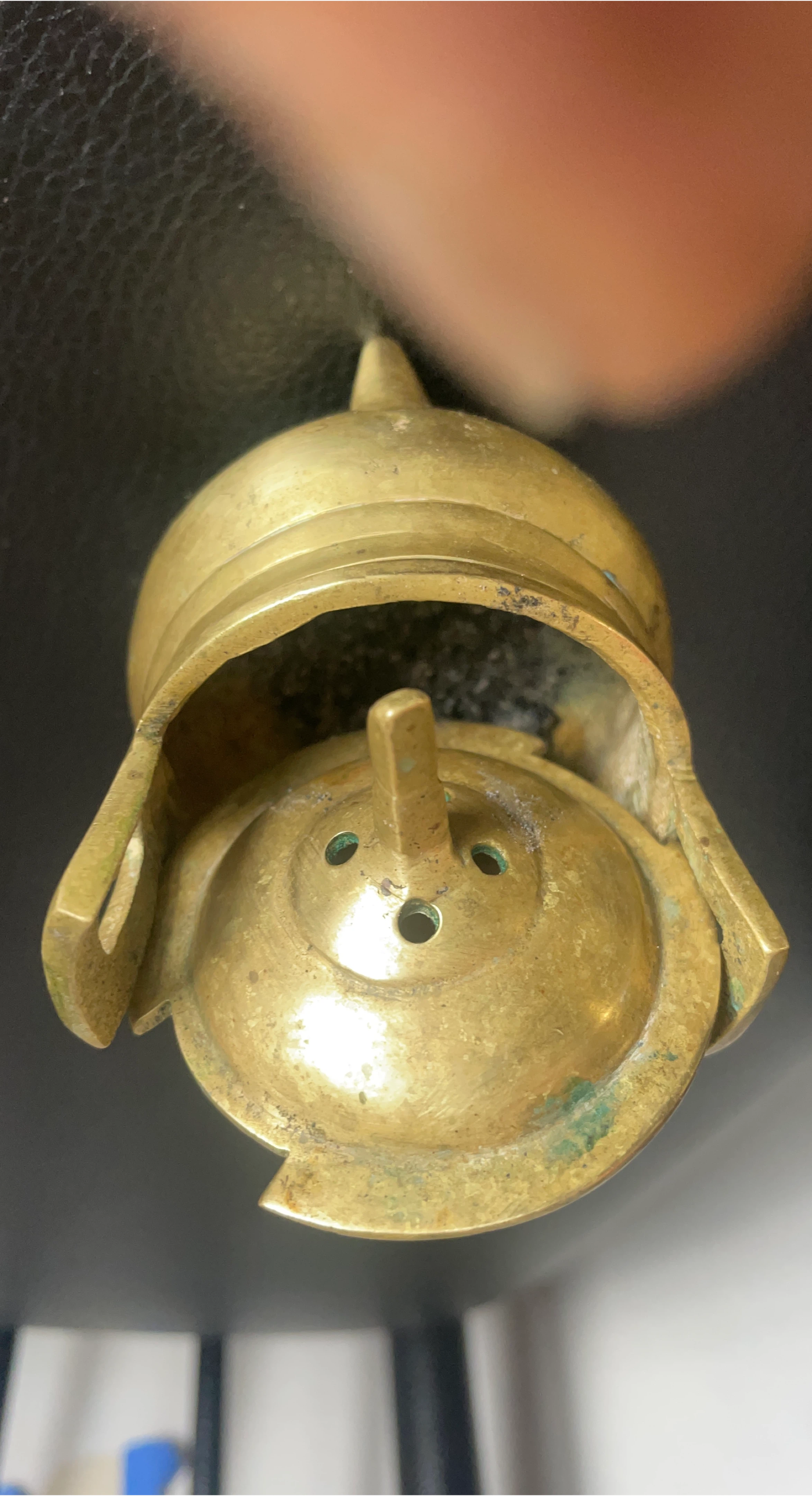 Vintage Brass Salt Shaker
