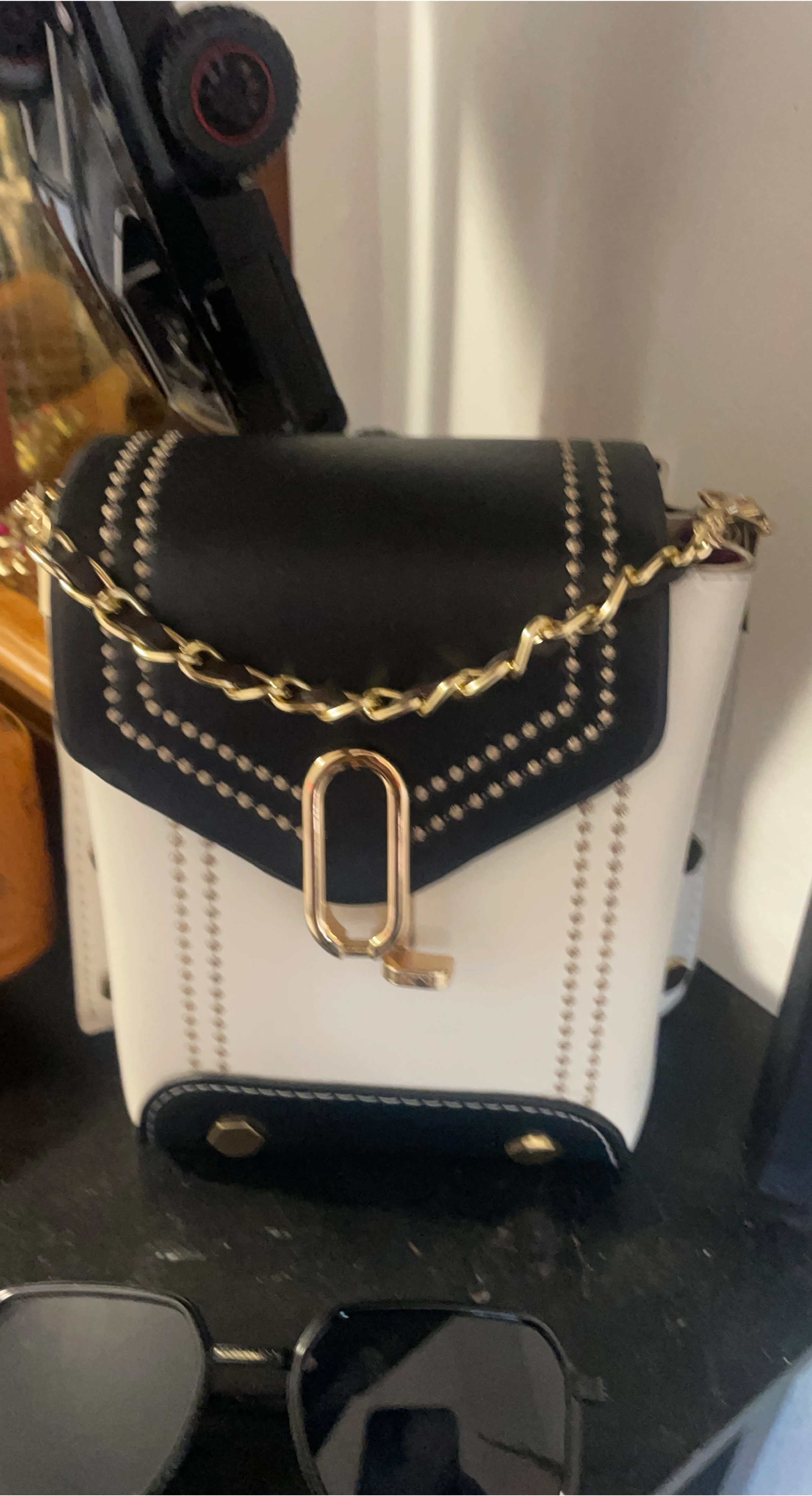 Black & White Shoulder Bag