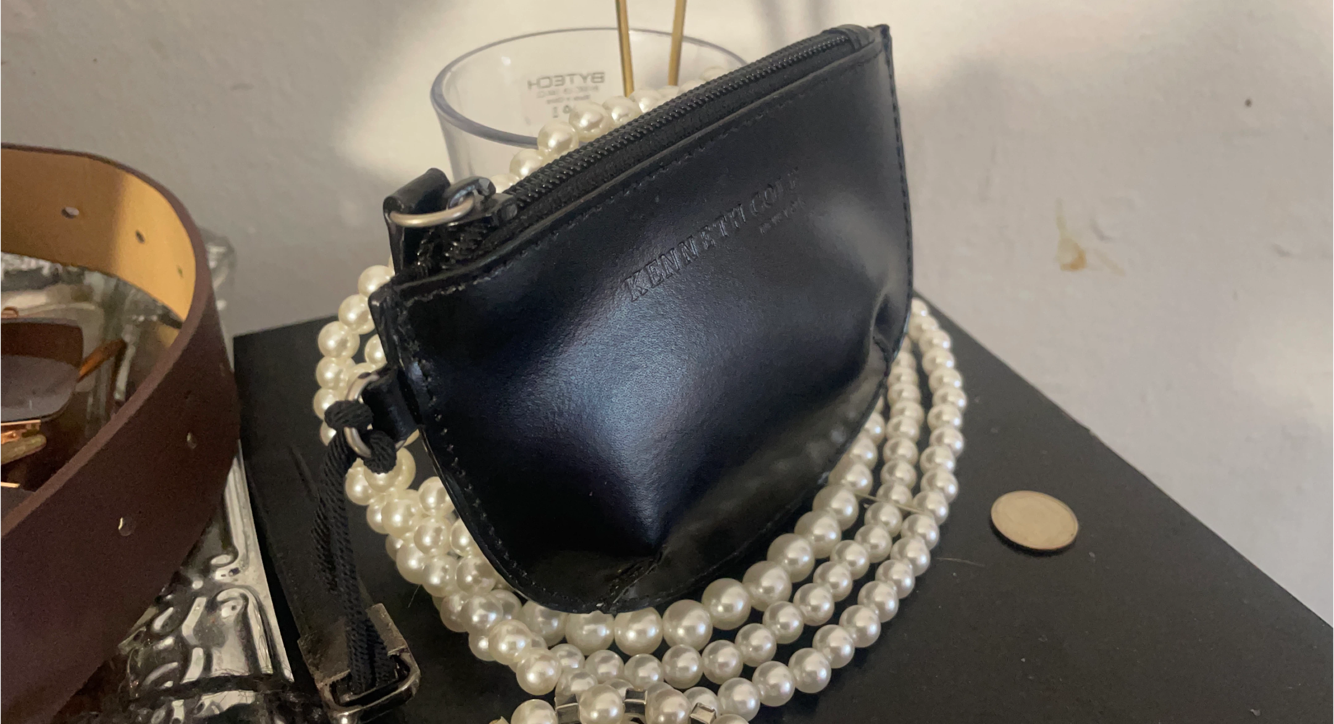 Kenneth Cole Black Coin Purse thumbnail