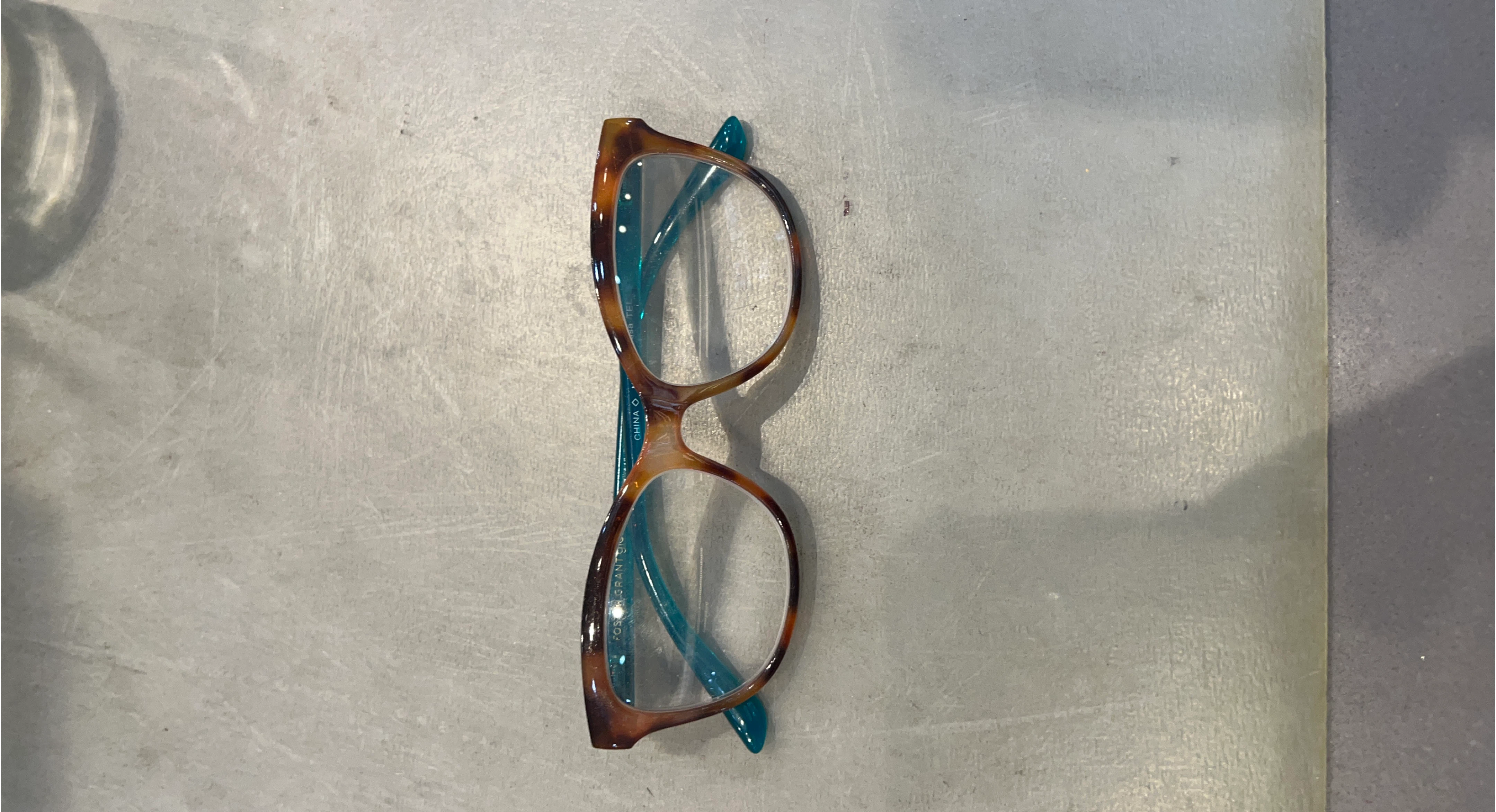 Foster Grant Tortoise/Teal Eyeglasses🥕 thumbnail