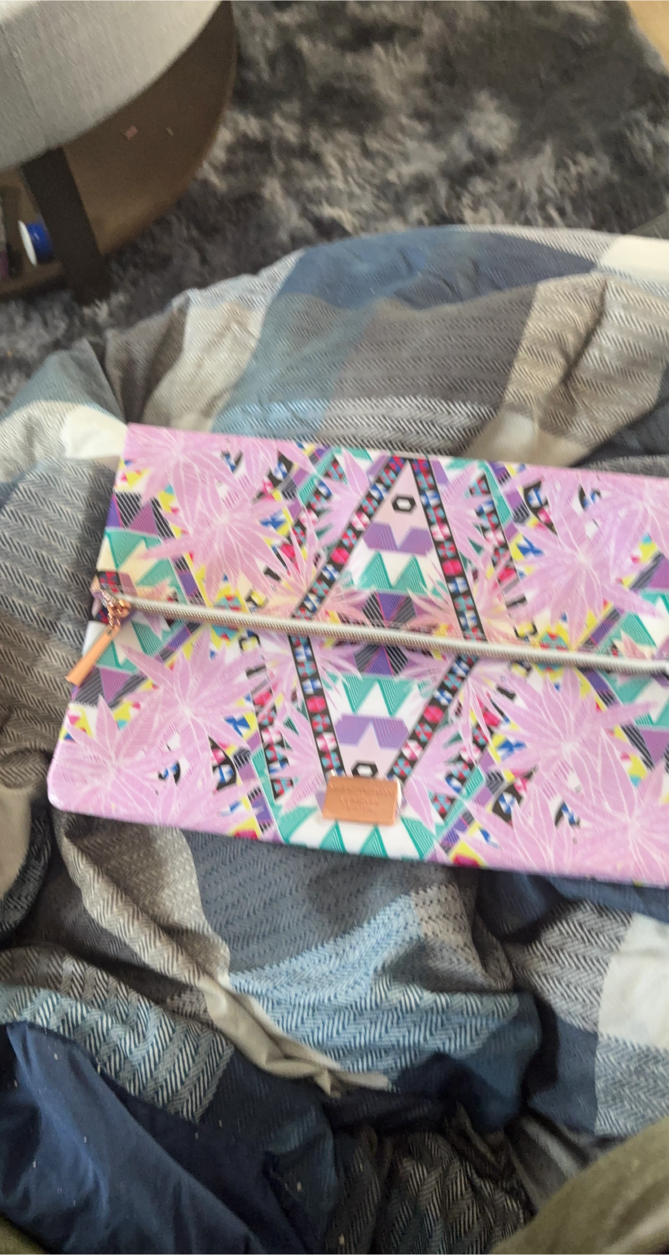 Mara Hoffman Pool Beach Resort Kaleidescape Makeup Bag