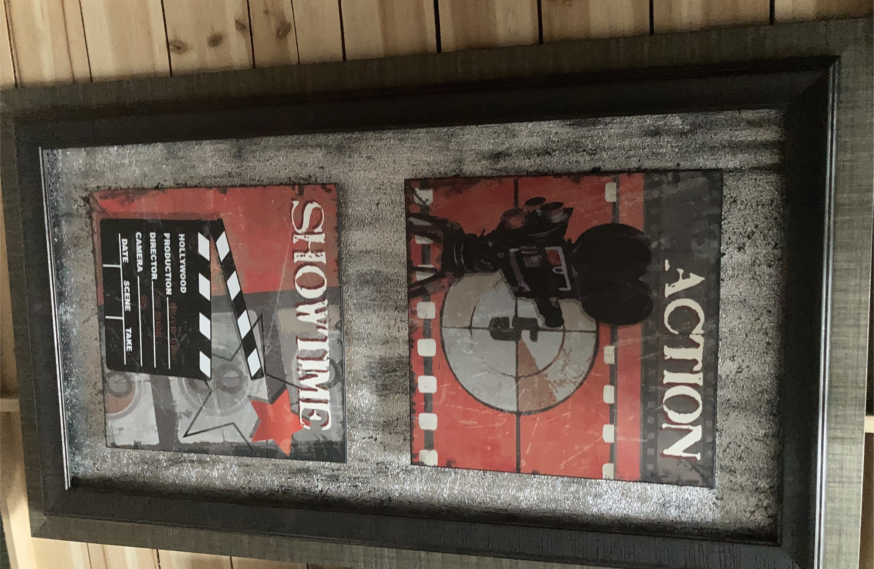Framed Hollywood Showtime & Action Wall Art