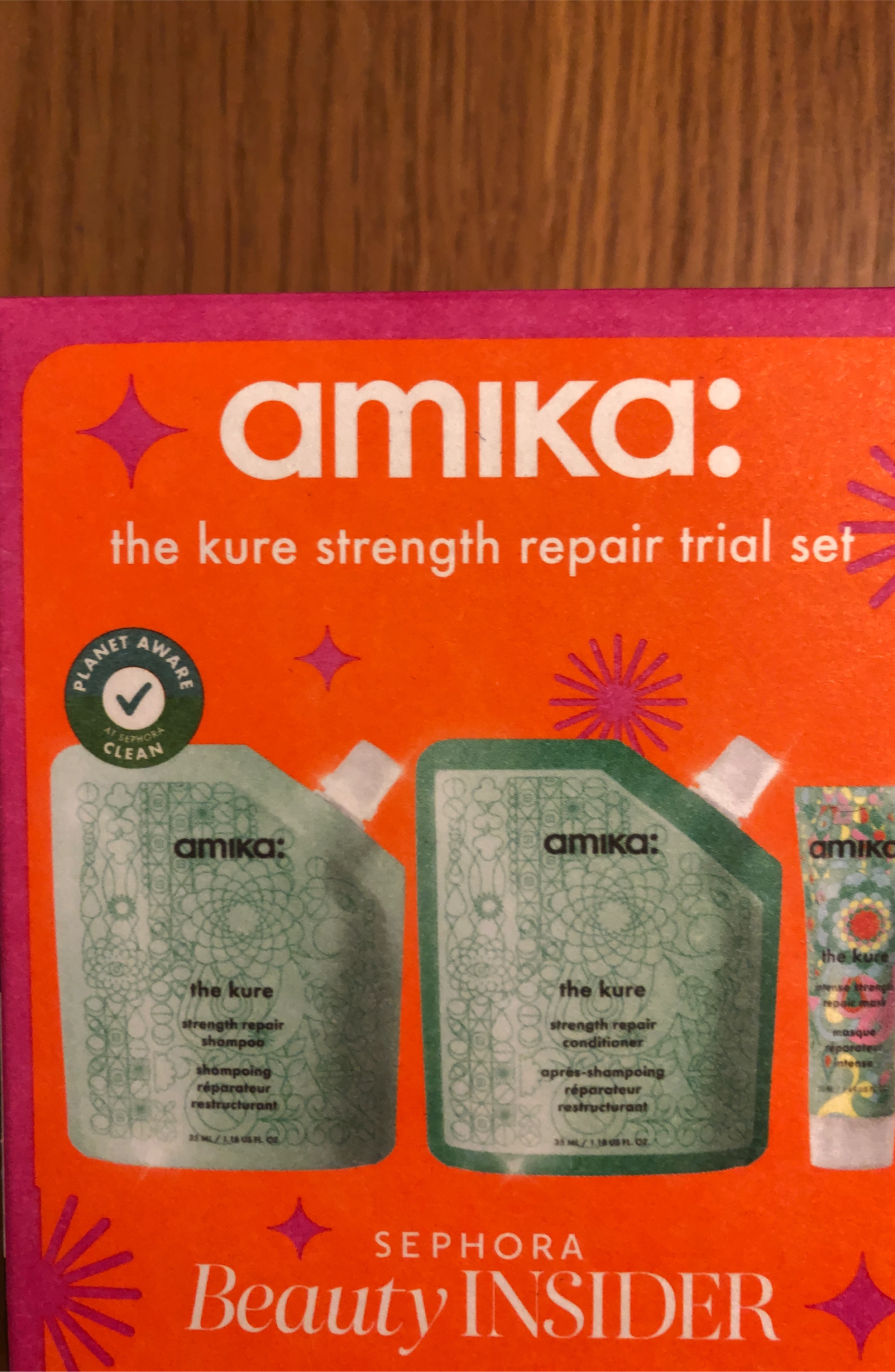 Lower 💲The Kure Strength Repair Trial Set for your hair thumbnail
