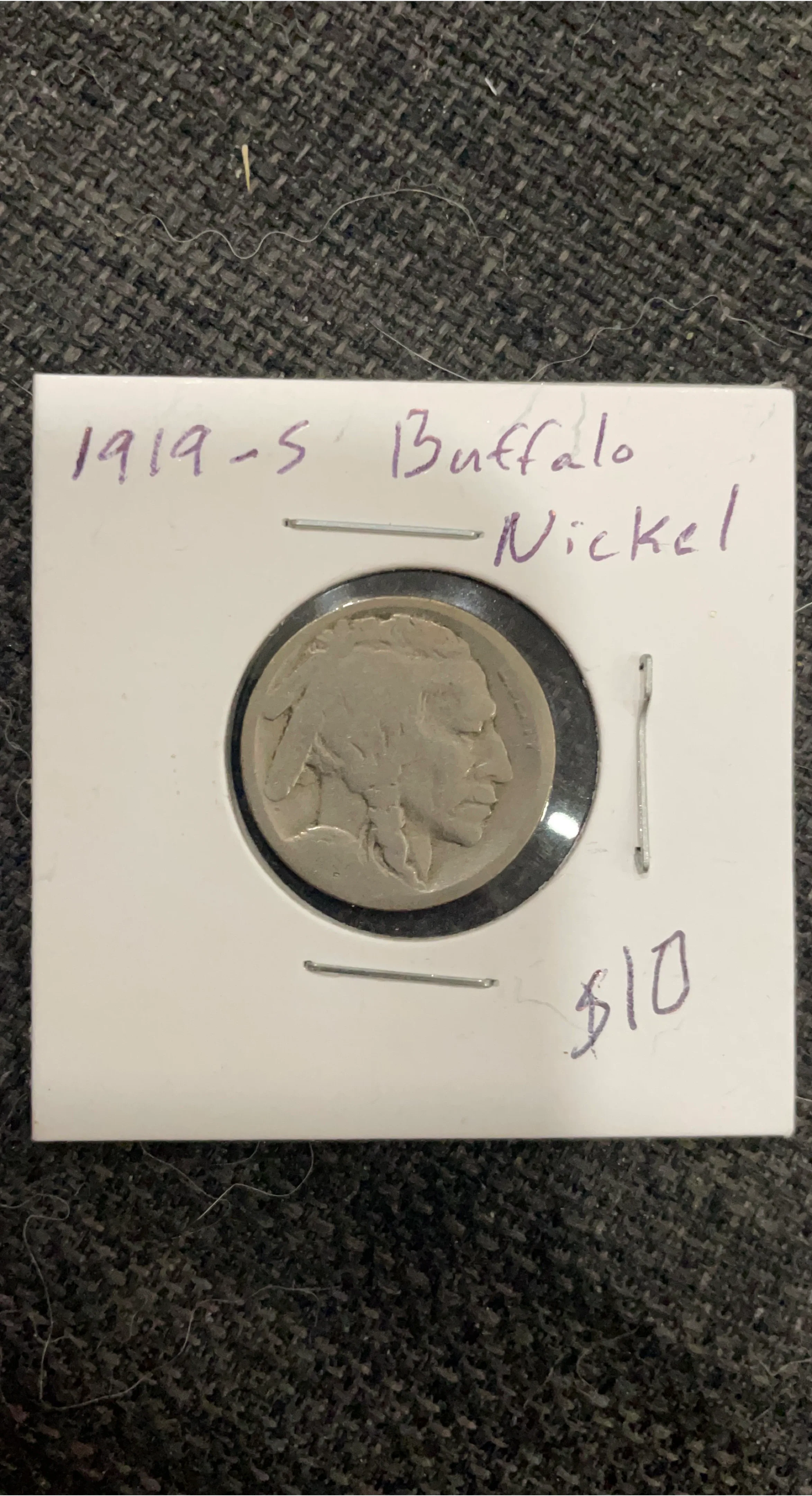 1919-S Buffalo Nickel