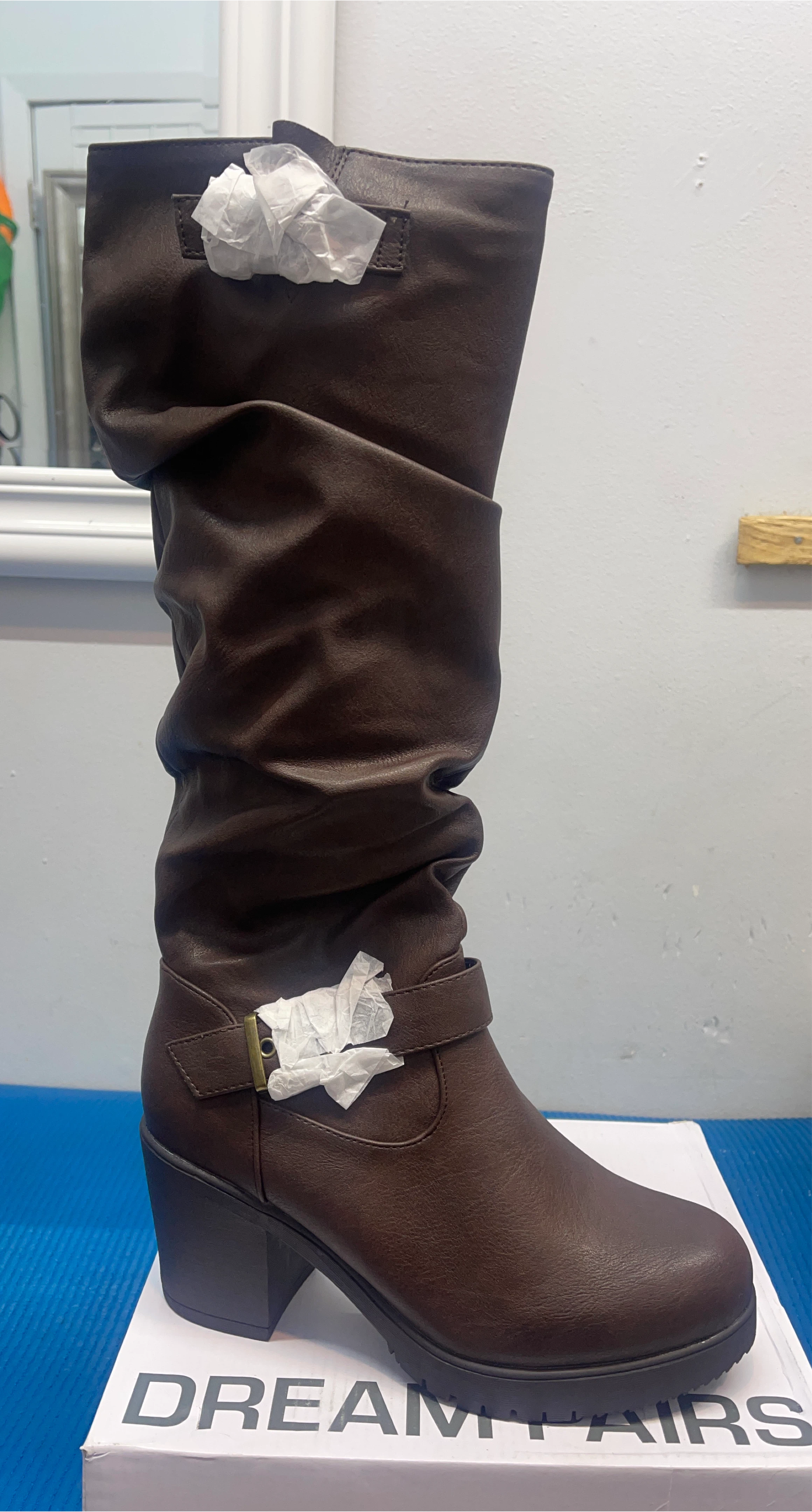 Dream Pairs Brown Knee High Boots thumbnail