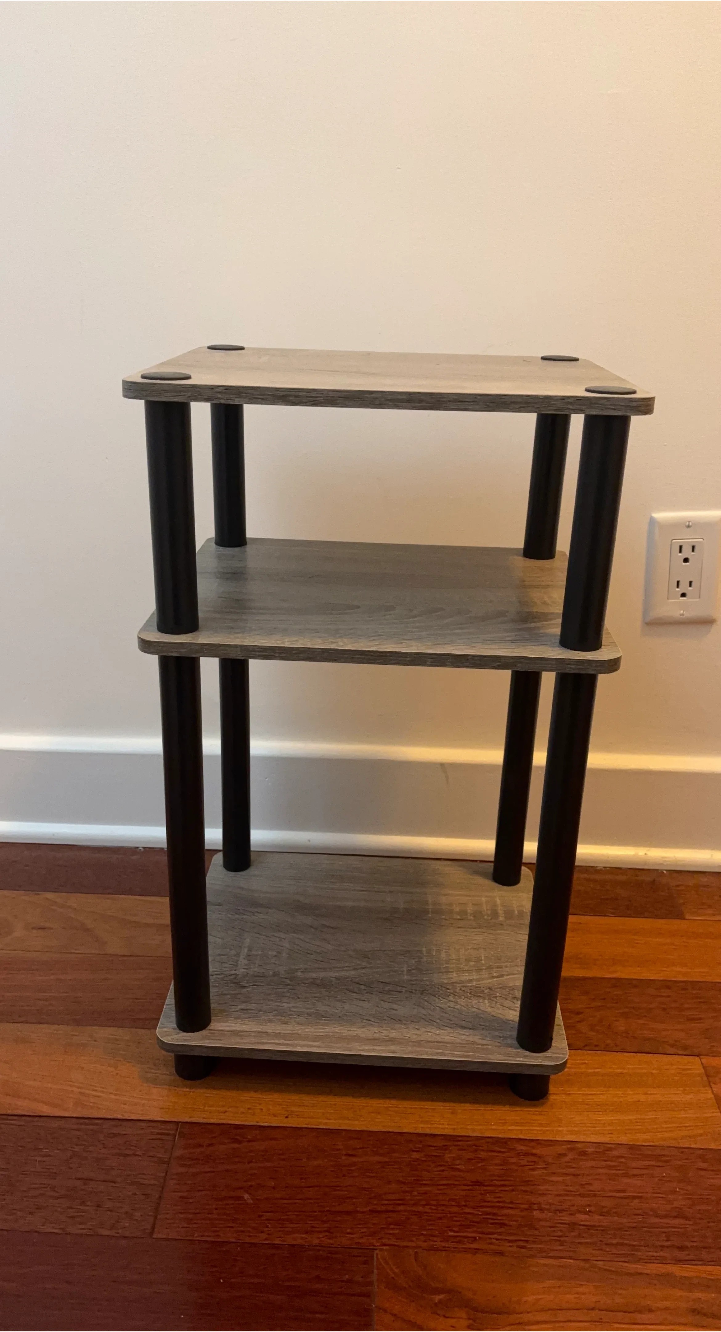 3-Tier Shelf - gray and Black,