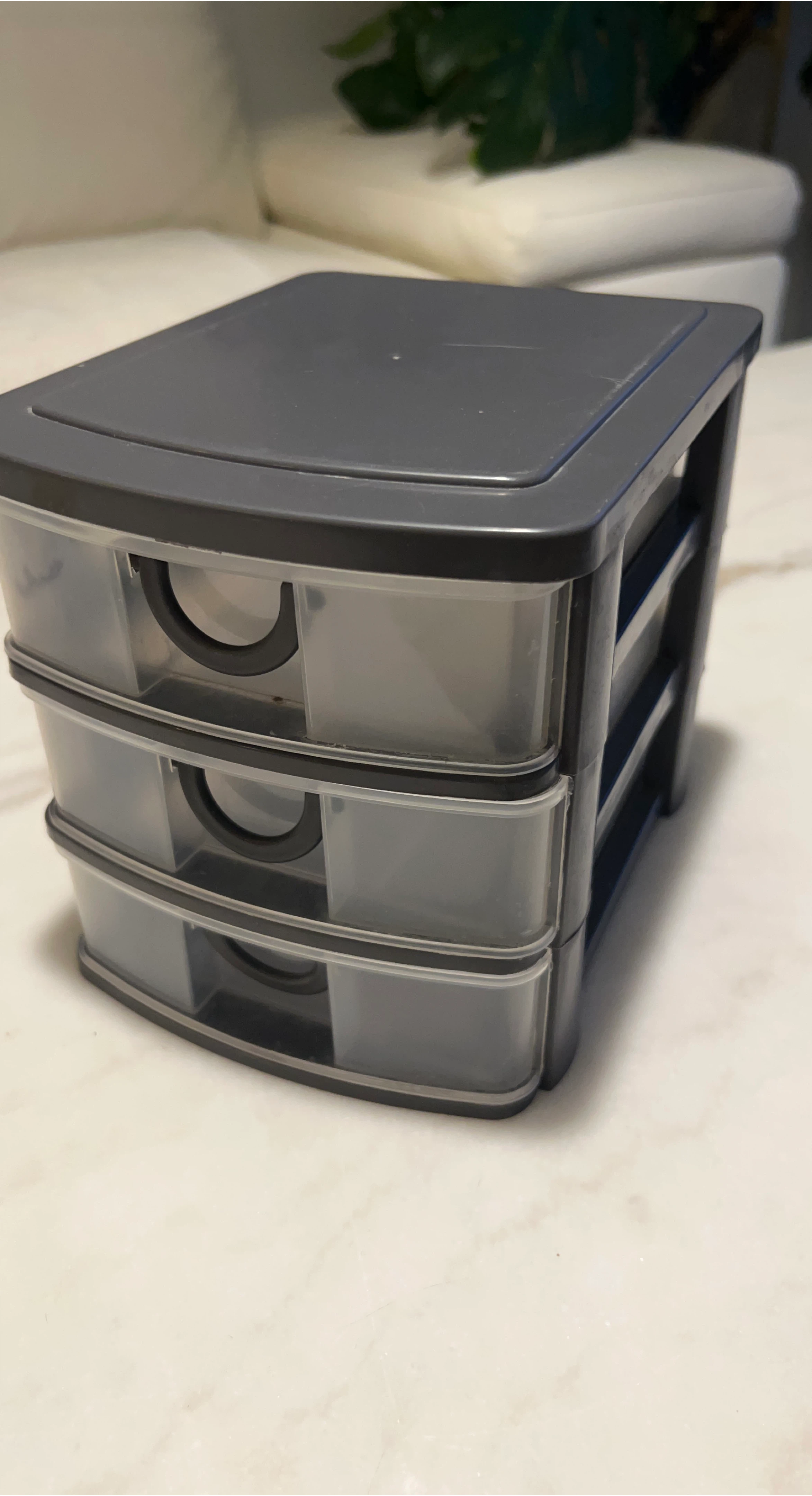 Grey 3-Drawer Storage Organizer🥕 image indicator(1)
