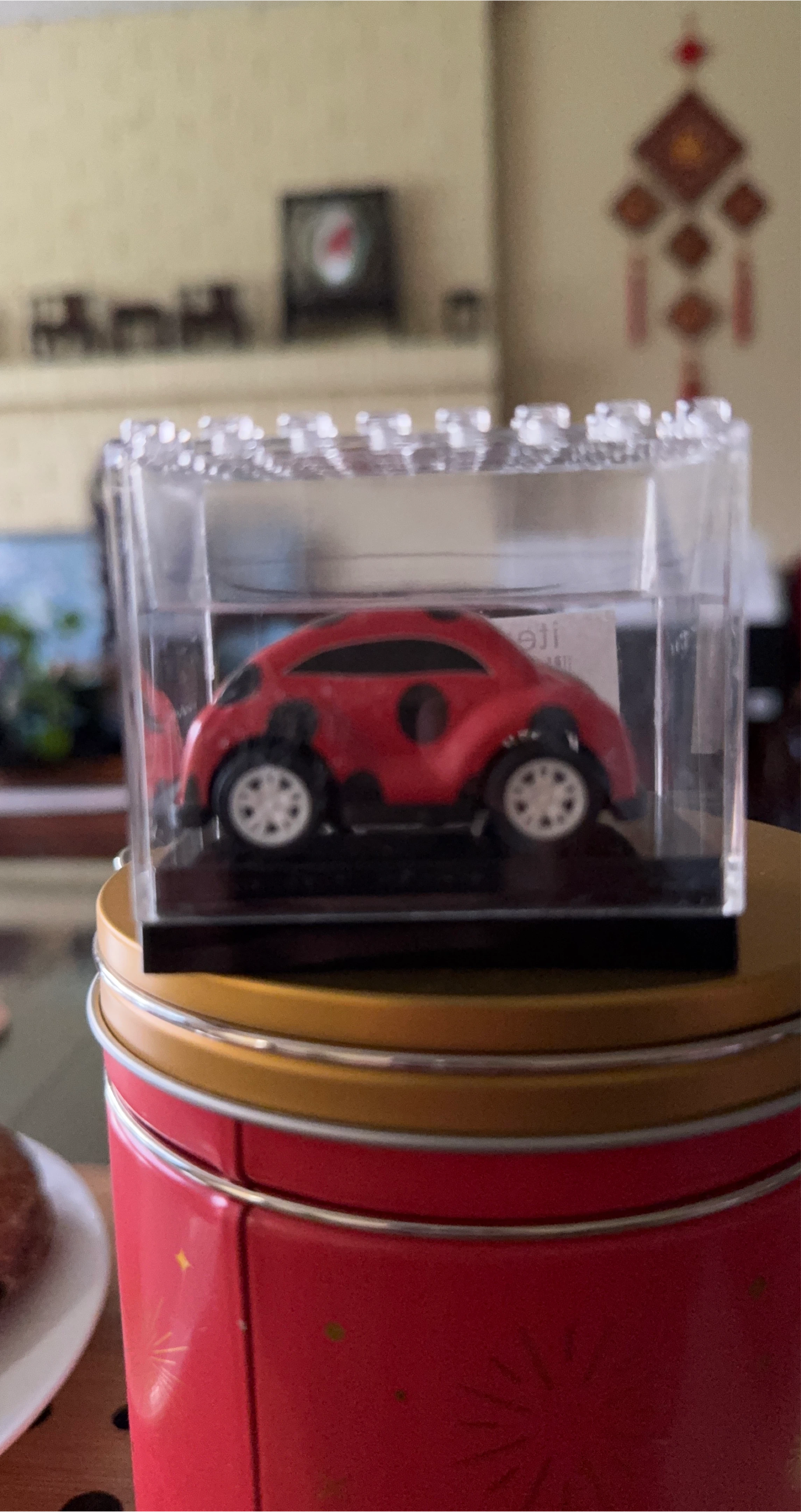 Red Volkswagen Beetle Toy Car thumbnail