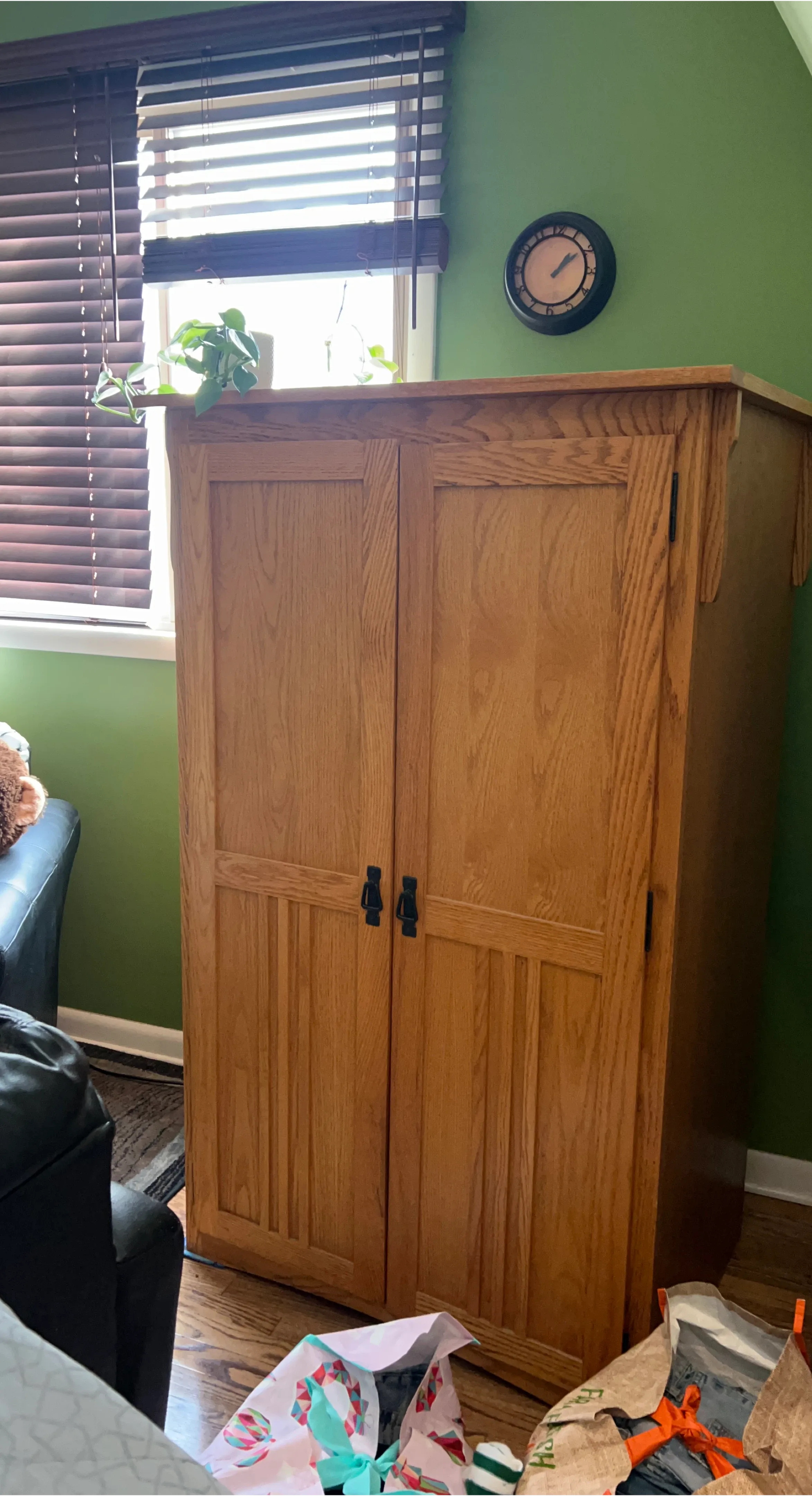Wooden Armoire Cabinet