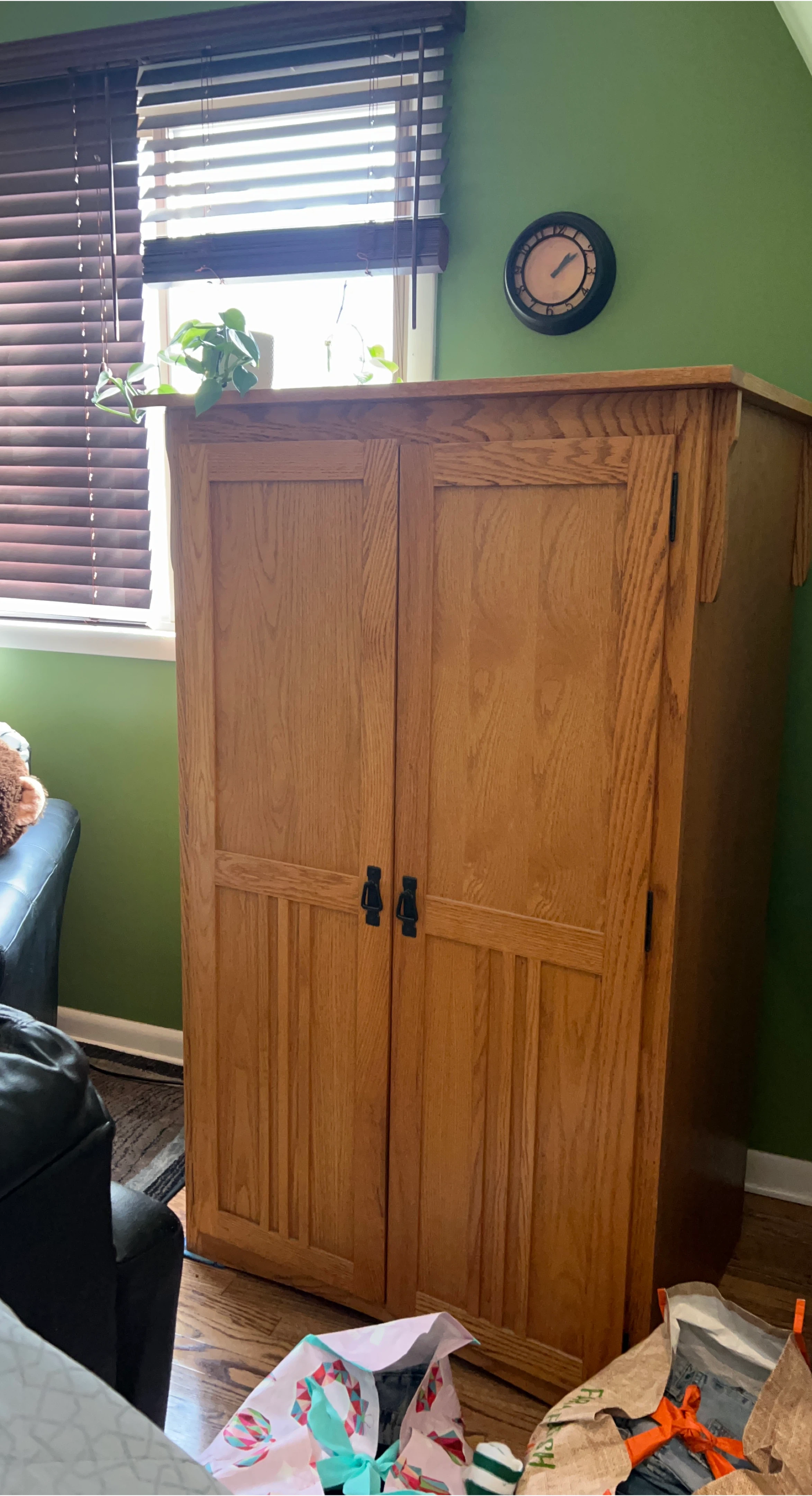 Wooden Armoire Cabinet