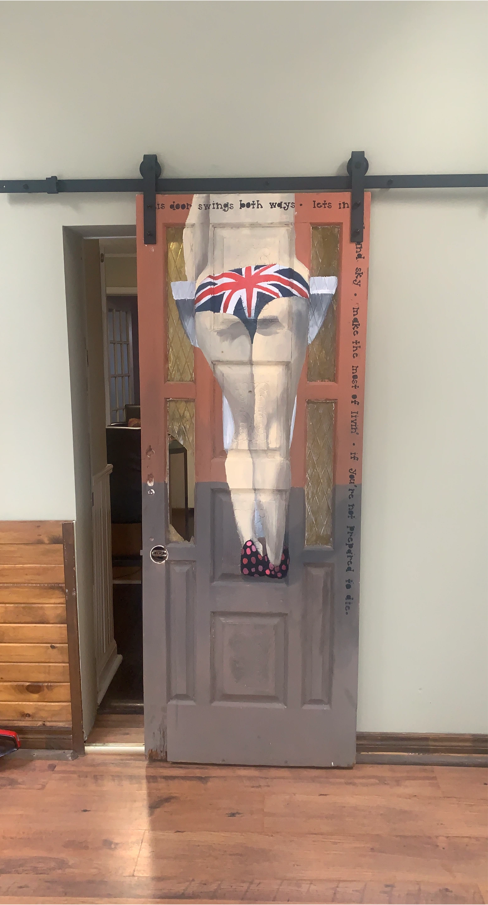 Painted Door with Artwork thumbnail