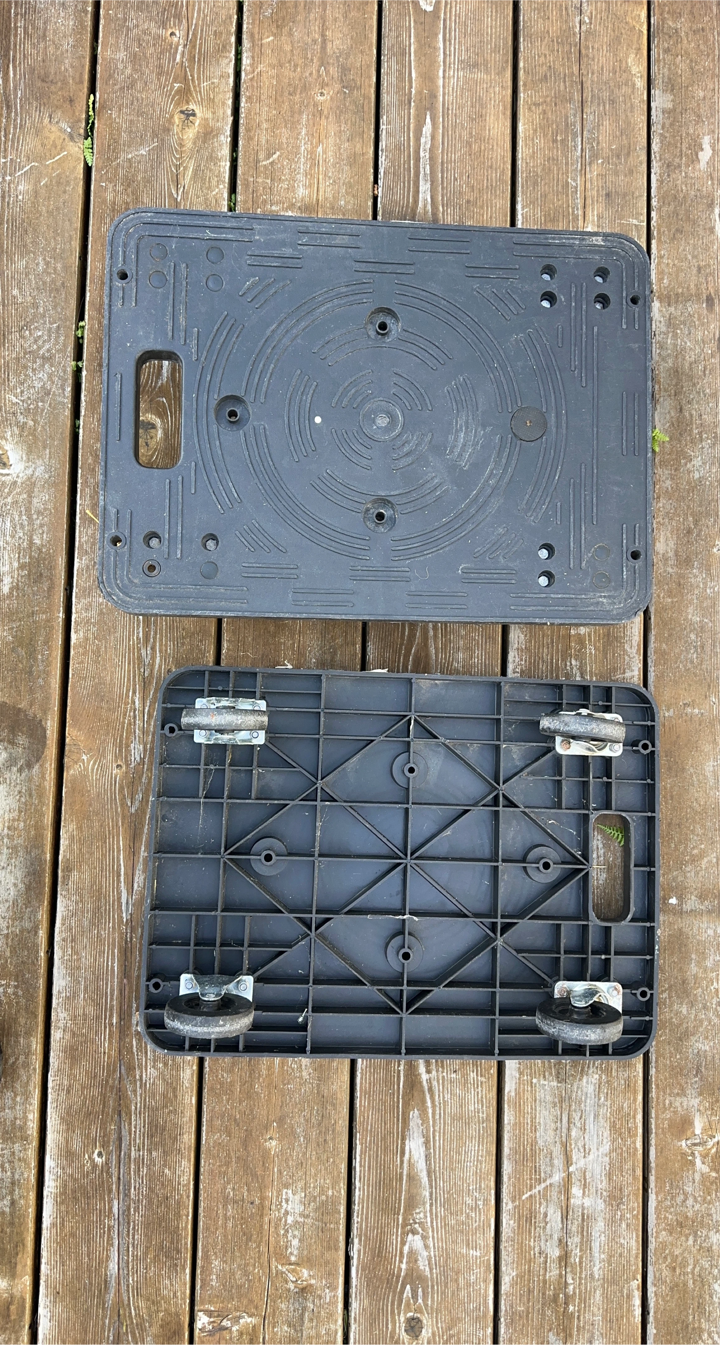 Black Plastic Plant Dolly/Mover thumbnail