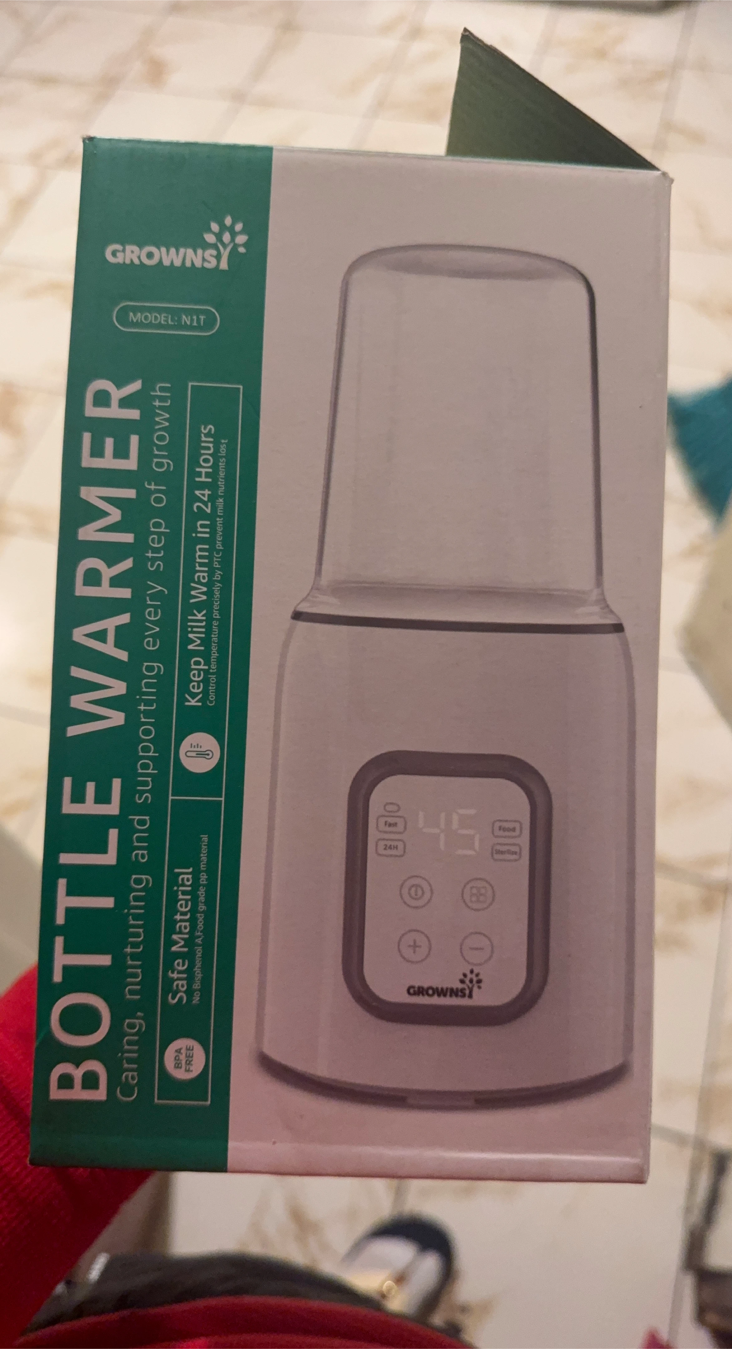 Grownsy N1T Bottle Warmer