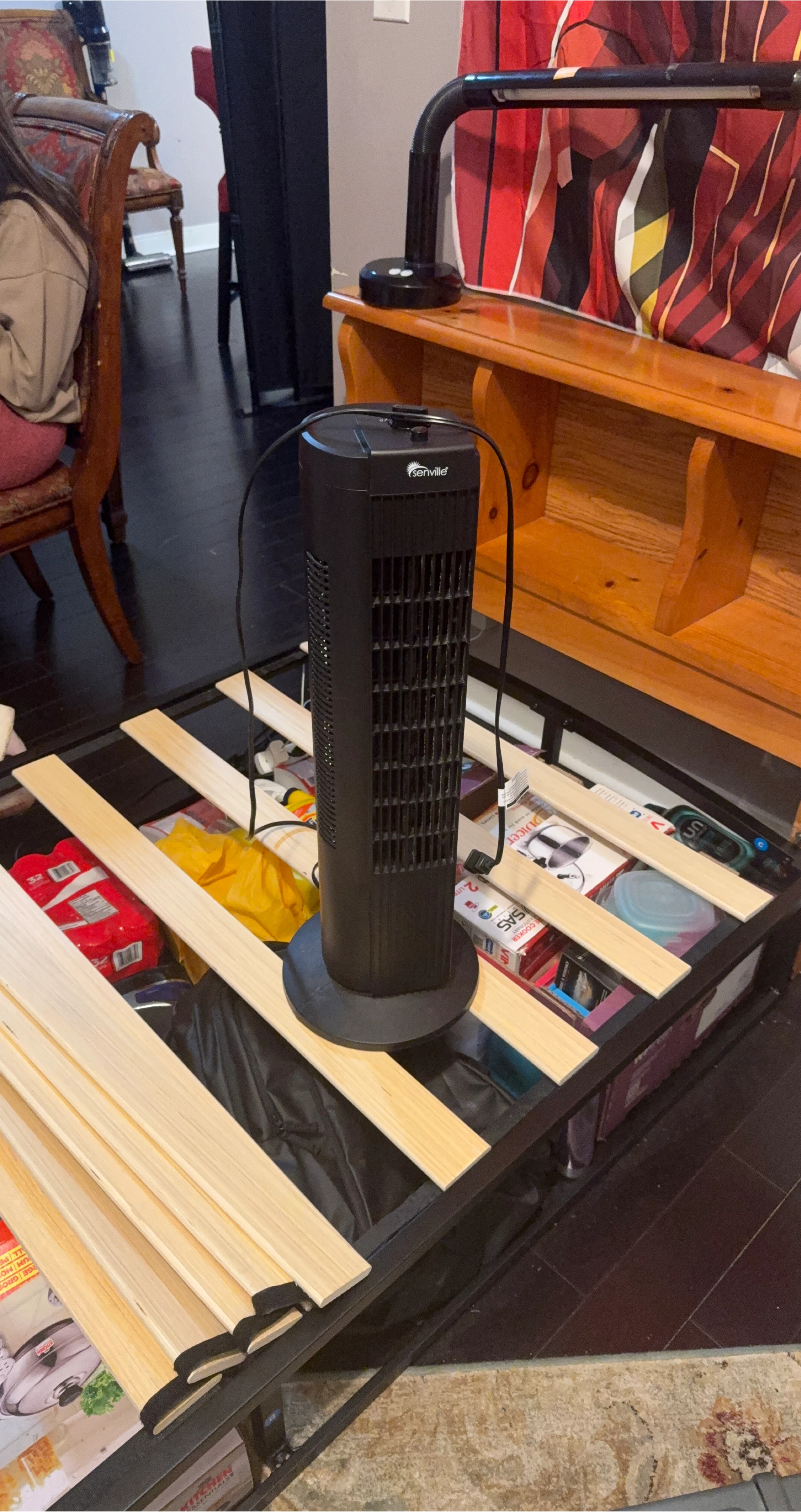 Senville Tower Fan - Black