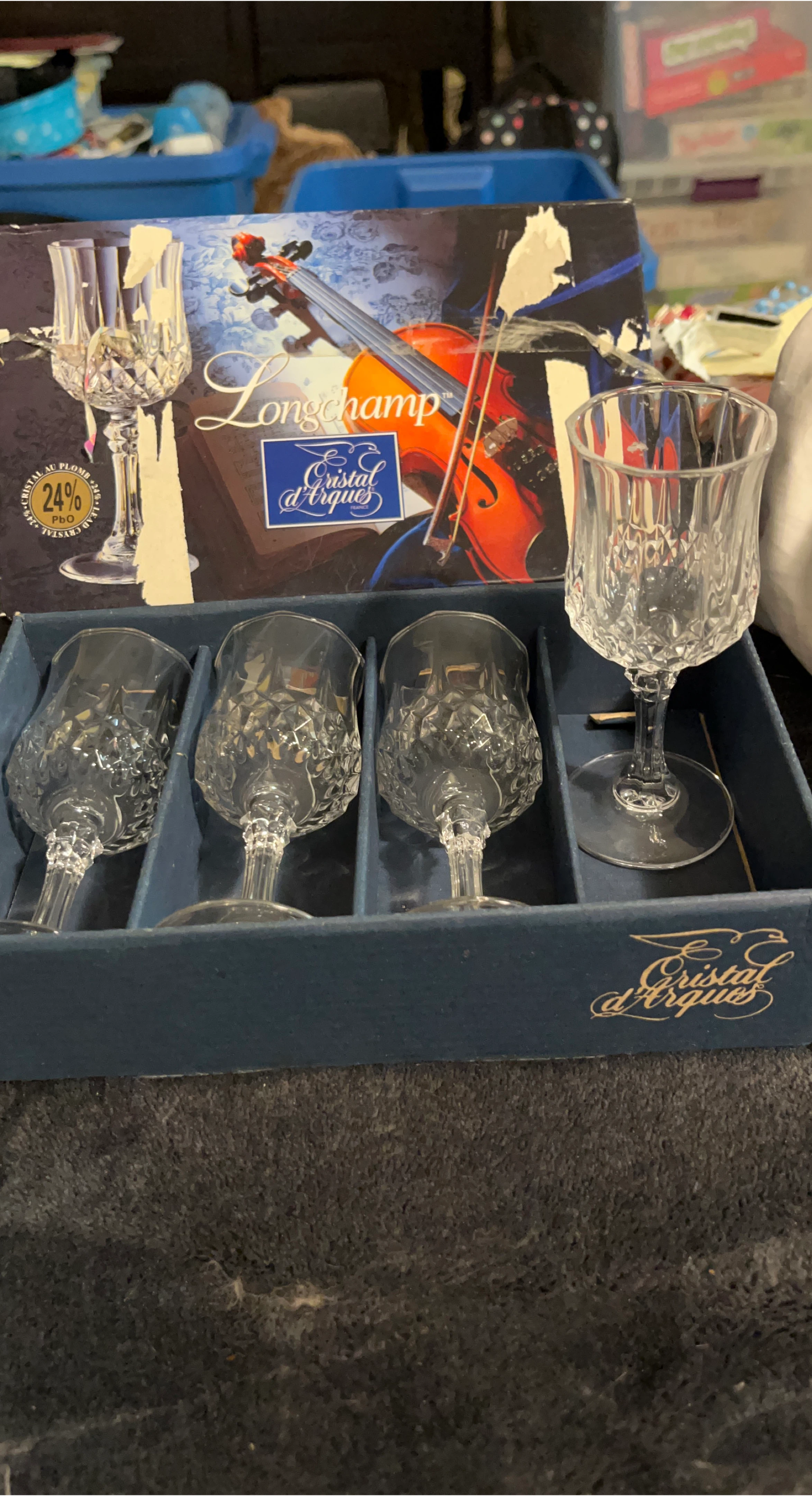 Cristal d'Arques Longchamp Liqueur Glasses (Set of 4)