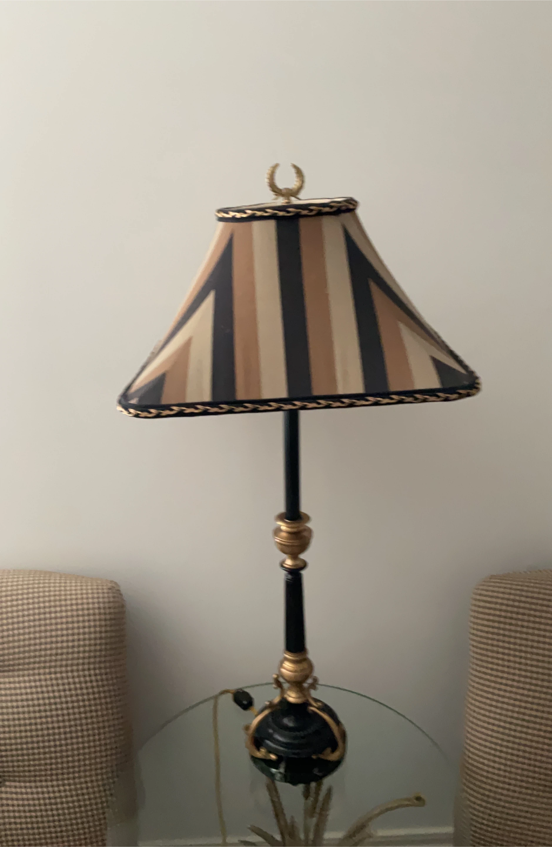 Striped Shade Table Lamp thumbnail