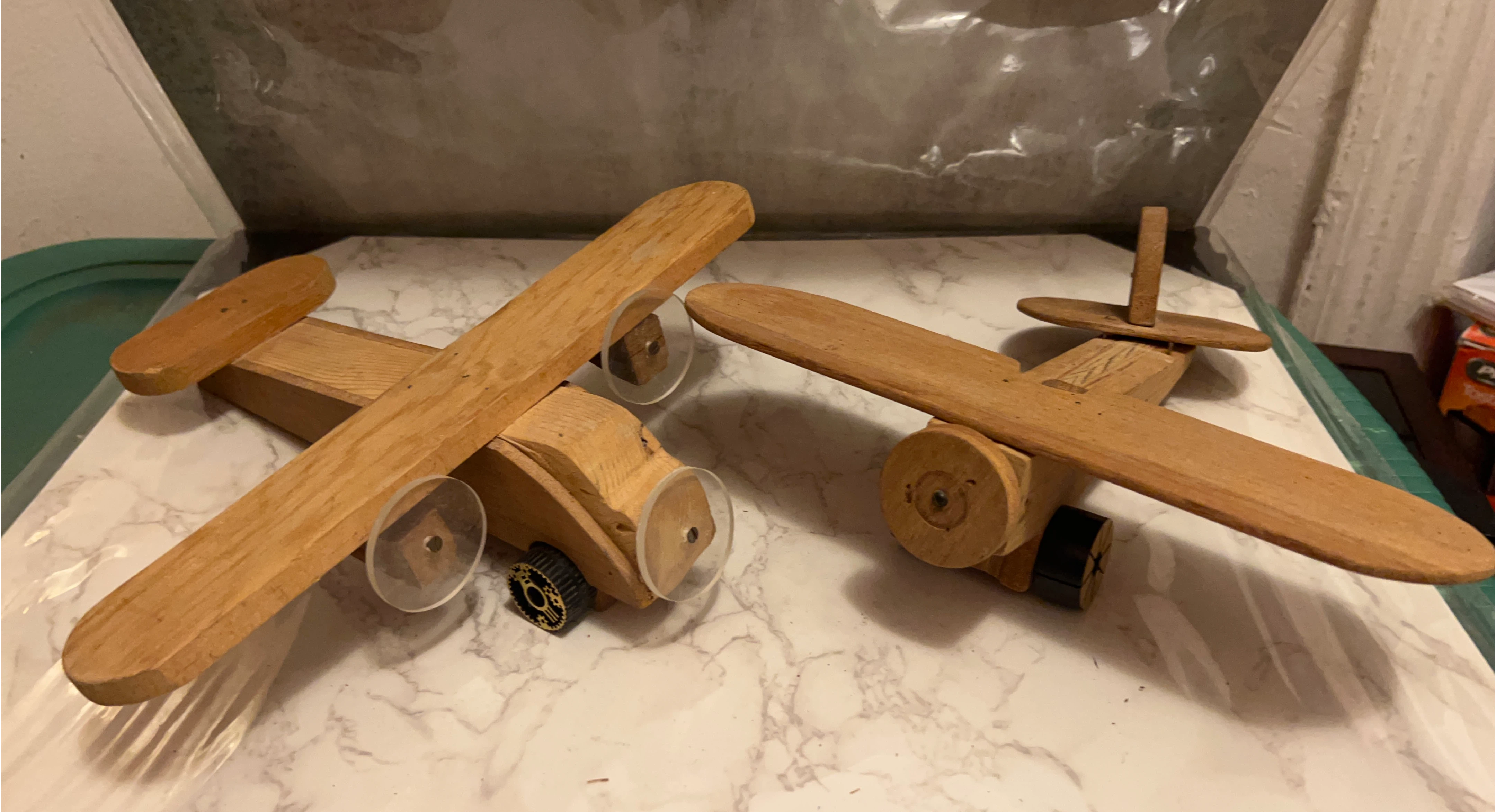 Handmade Wooden Toy Airplanes thumbnail
