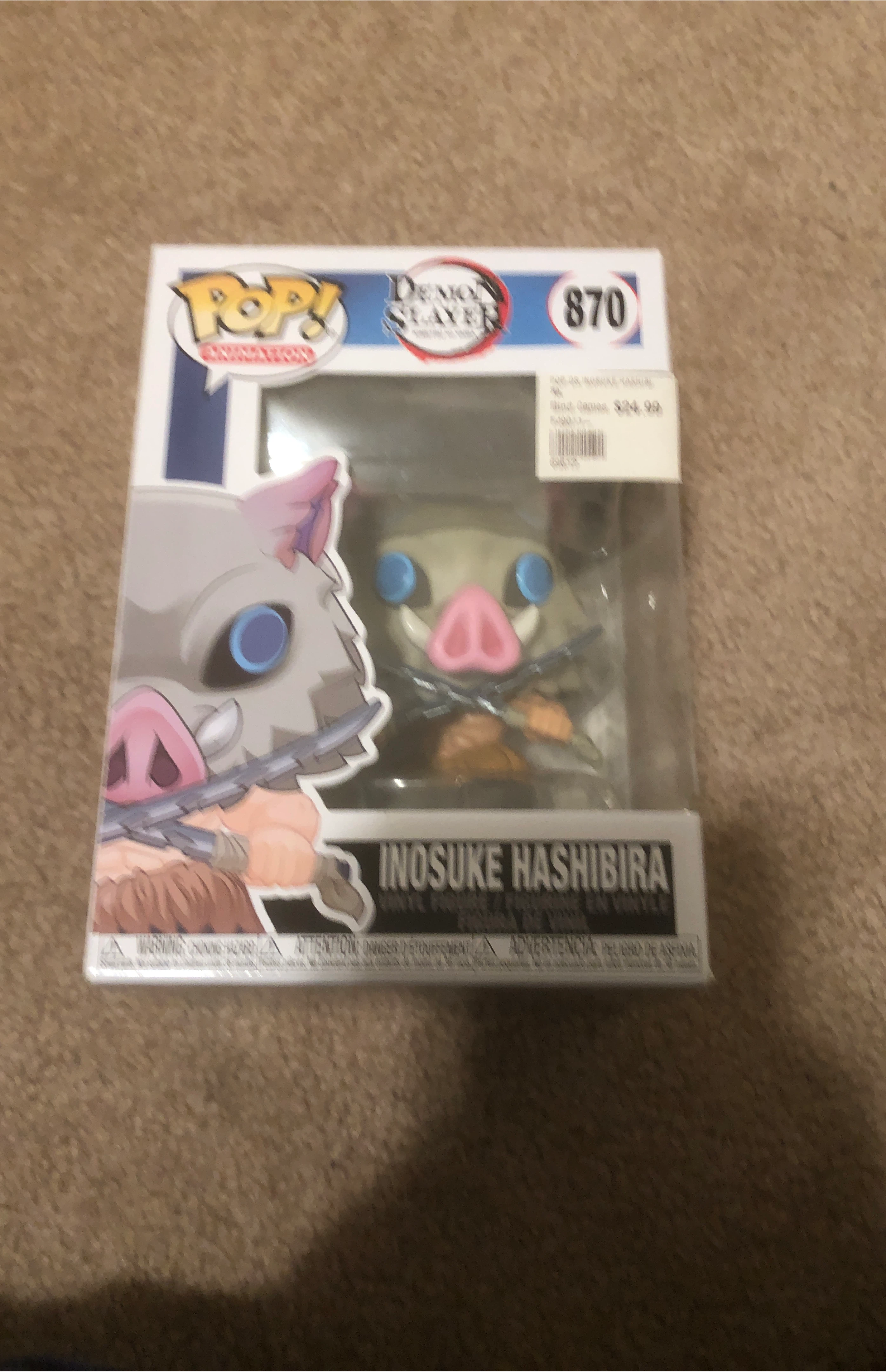 New Funko Pop! Demon Slayer Inosuke Hashibira 870
