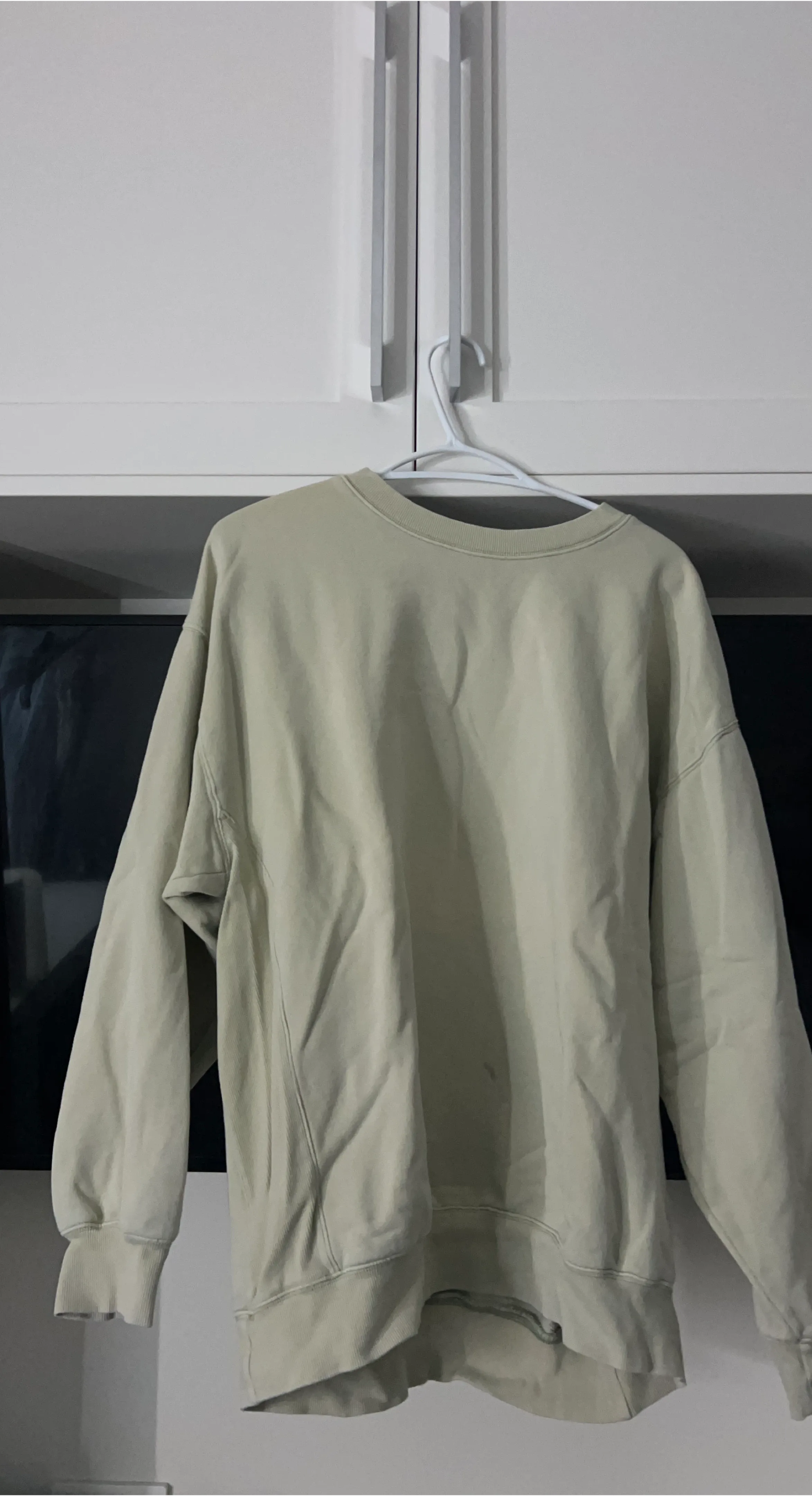 Beige Crewneck Sweatshirt