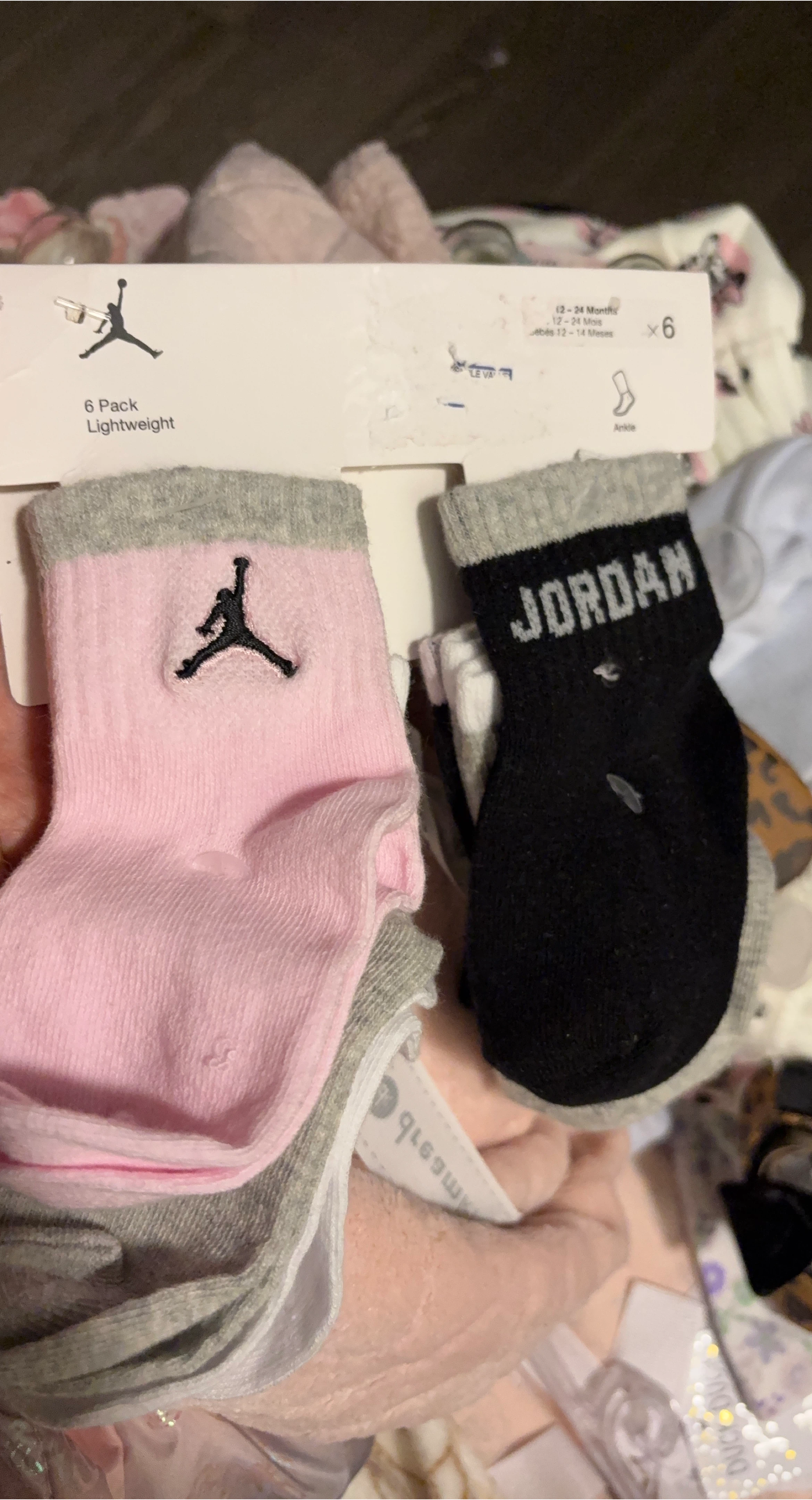 Jordan 6-Pack Baby Socks (12-24 Months) thumbnail